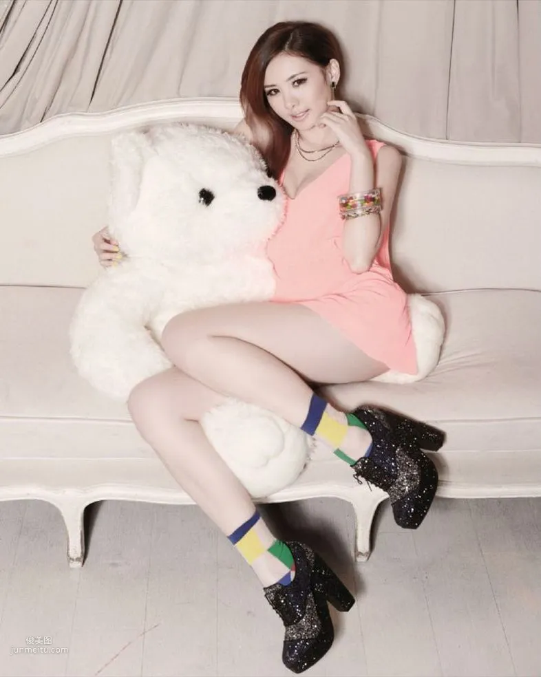 Taiwan Otaku Sweetheart Goddess Amber An / Liao Jingling - Single Premium Photo Set photo 6