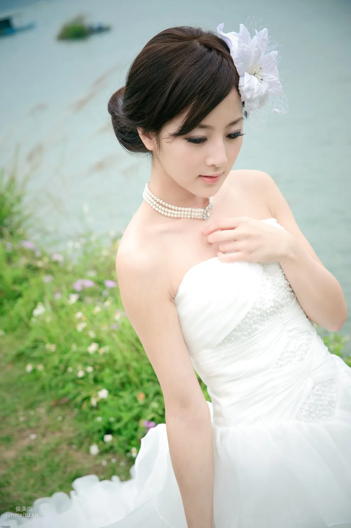 Zhang Kaijie / Zhang Yunfei "Sun Moon Lake + Paper Church (Wedding Dress)" Photo Set photo 26