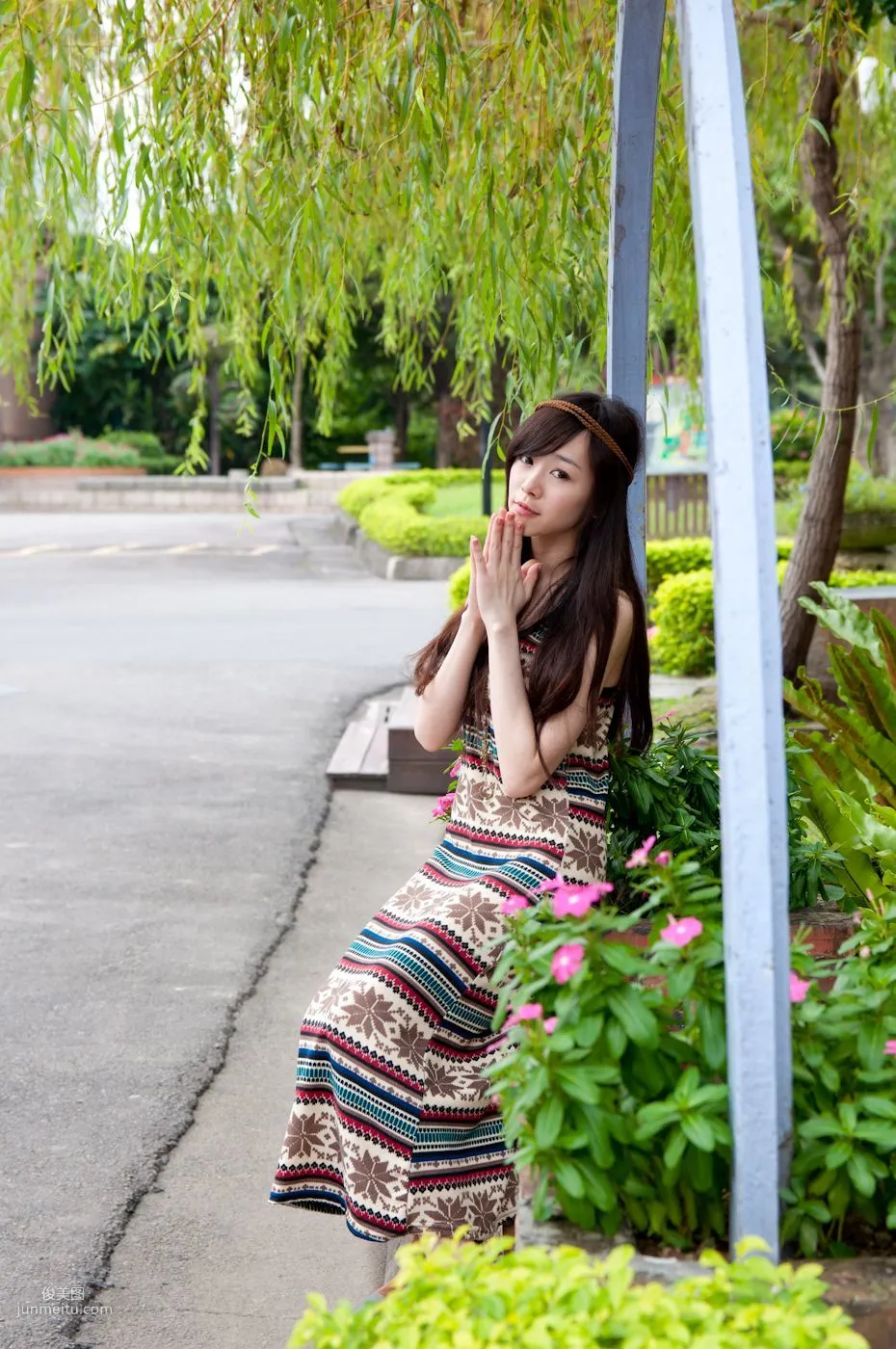 Taiwan Pure Beauty Mika Water Museum Street Snap Photo Set photo 29