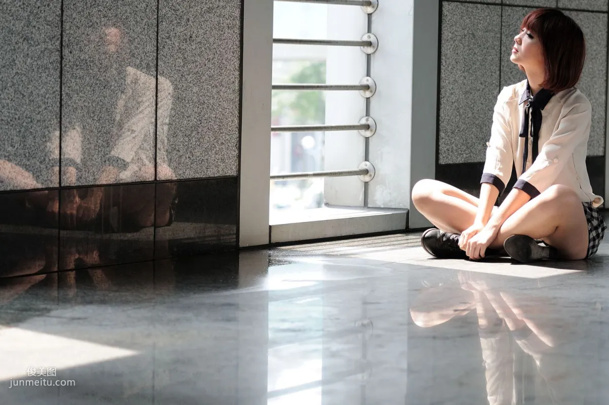 Short-Haired Beauty Xiaozhu patty, 2 Sets of Fresh Street Snap Photo Set photo 29
