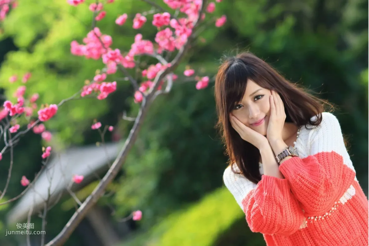 Taiwan Beauty Liang Yi-chan, Shuangxi Park Outdoor Shoot Photo Set photo 25