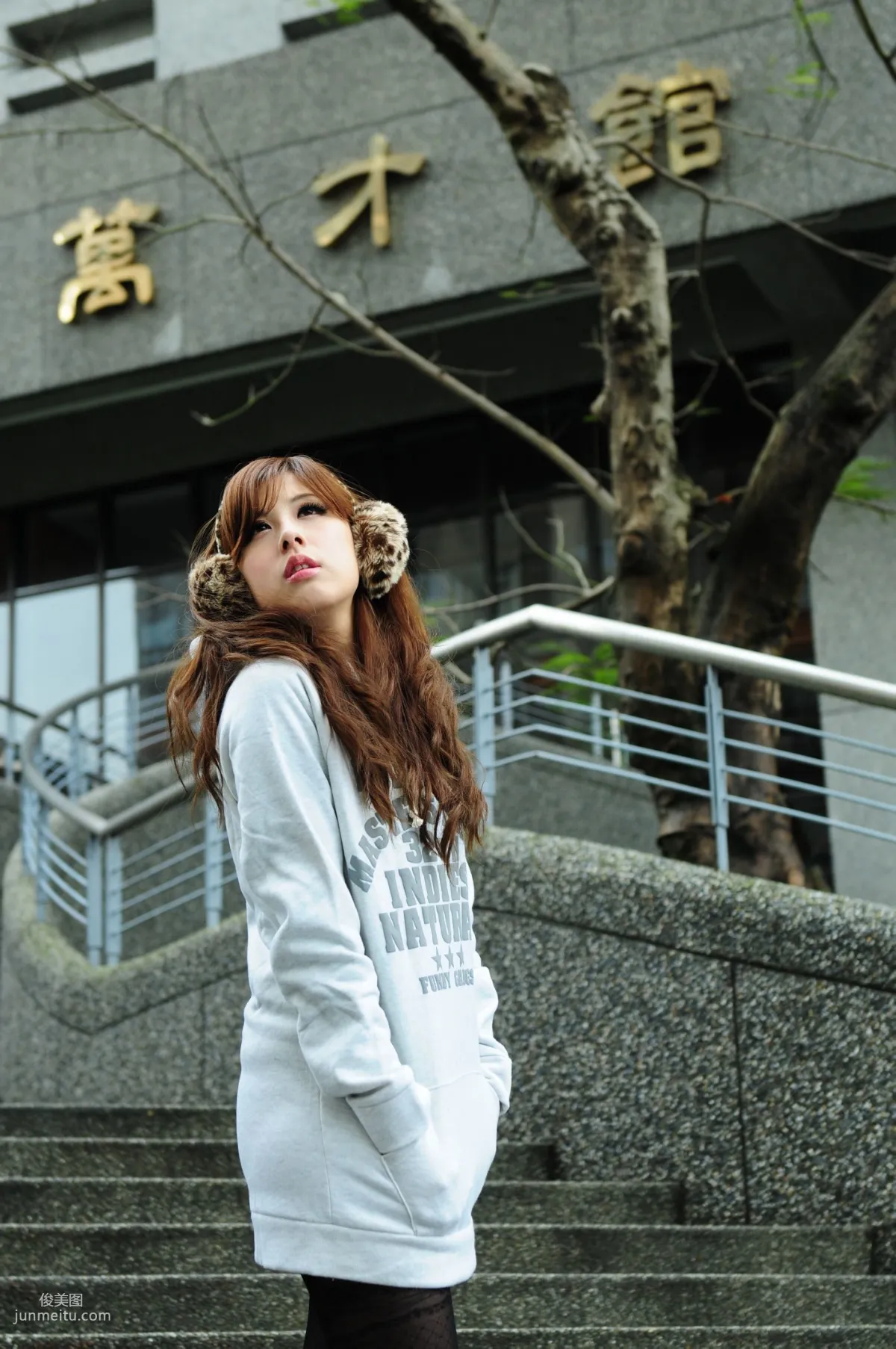 Taiwan Beauty Xiao Mi Kate su, Fresh Outdoor Shoot Photo Collection photo 16