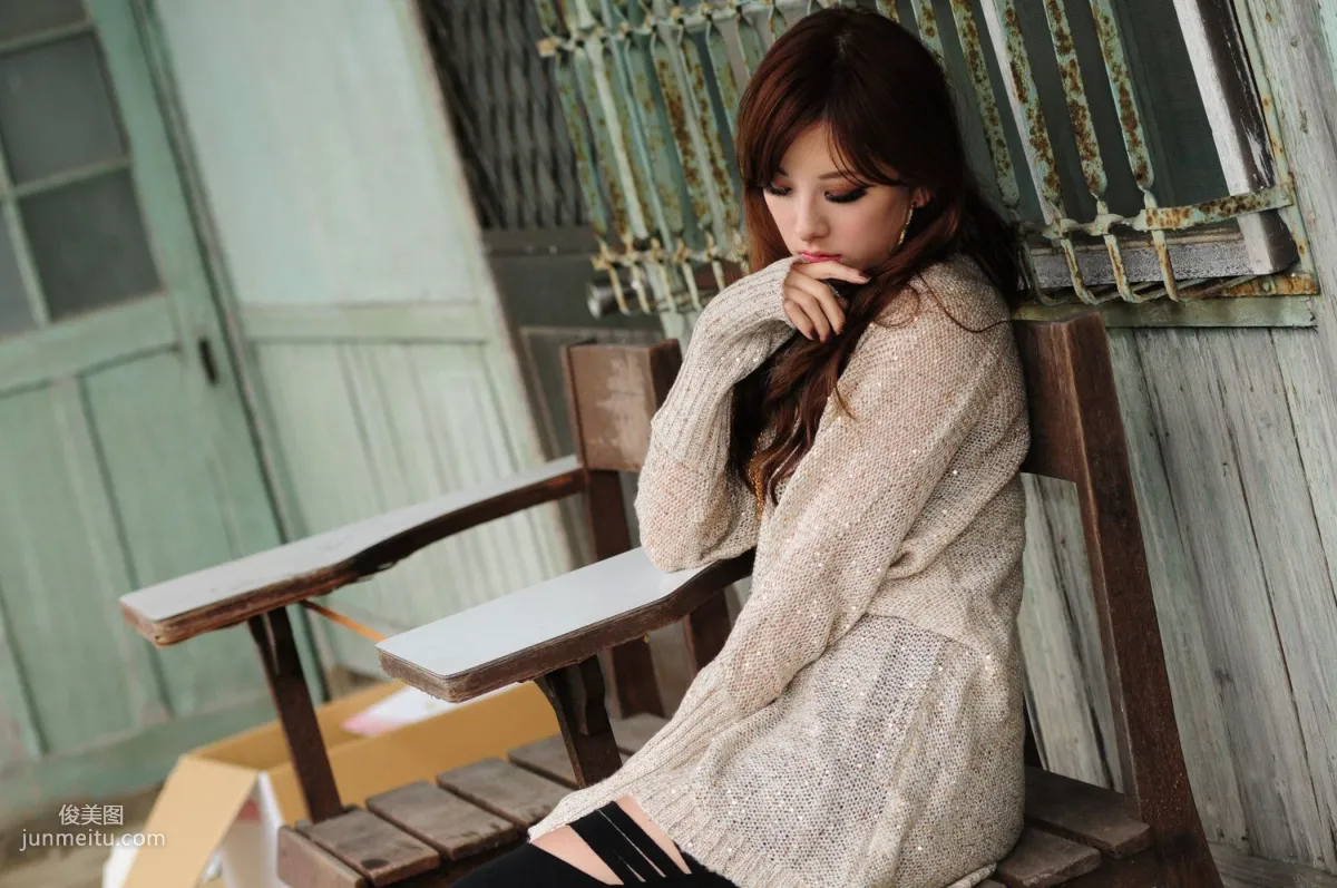 Taiwan Beauty Xiao Mi Kate su, Fresh Outdoor Shoot Photo Collection photo 3