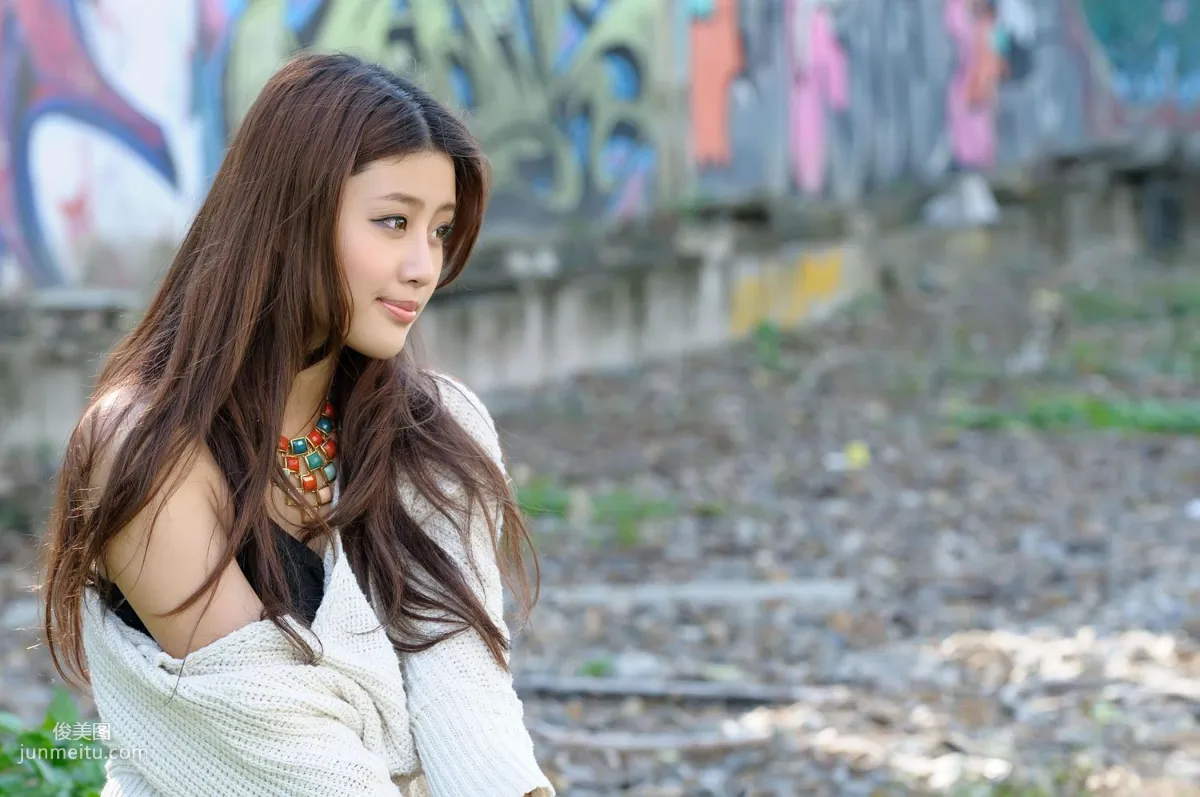 Lin Zhenyi Yuna Fresh and Sweet Outdoor Photos Photo Collection photo 18