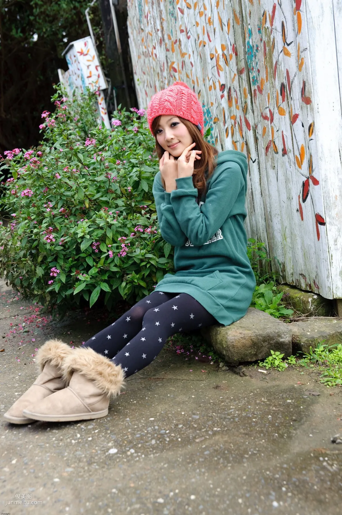 Guozi MM / Zhang Kaijie French Farmhouse Outdoor Shoot Photo Set photo 7