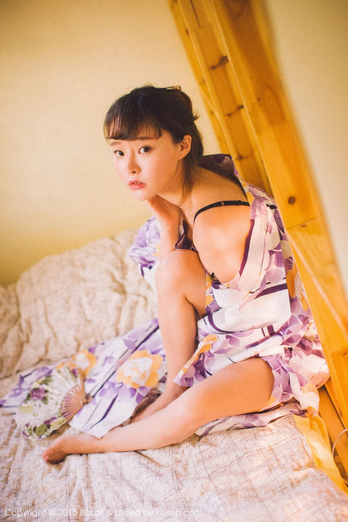 Liu Youqi Sevenbaby, Kimono Theme Sequel + School Swimsuit [Boluoshe] Vol.068 Photo Set photo 6
