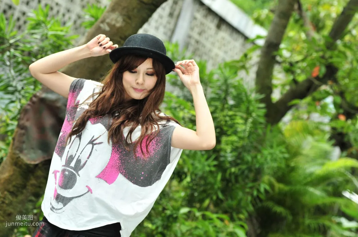 Taiwan Beauty Xiao Mi Kate su, Fresh Outdoor Shoot Photo Collection photo 39