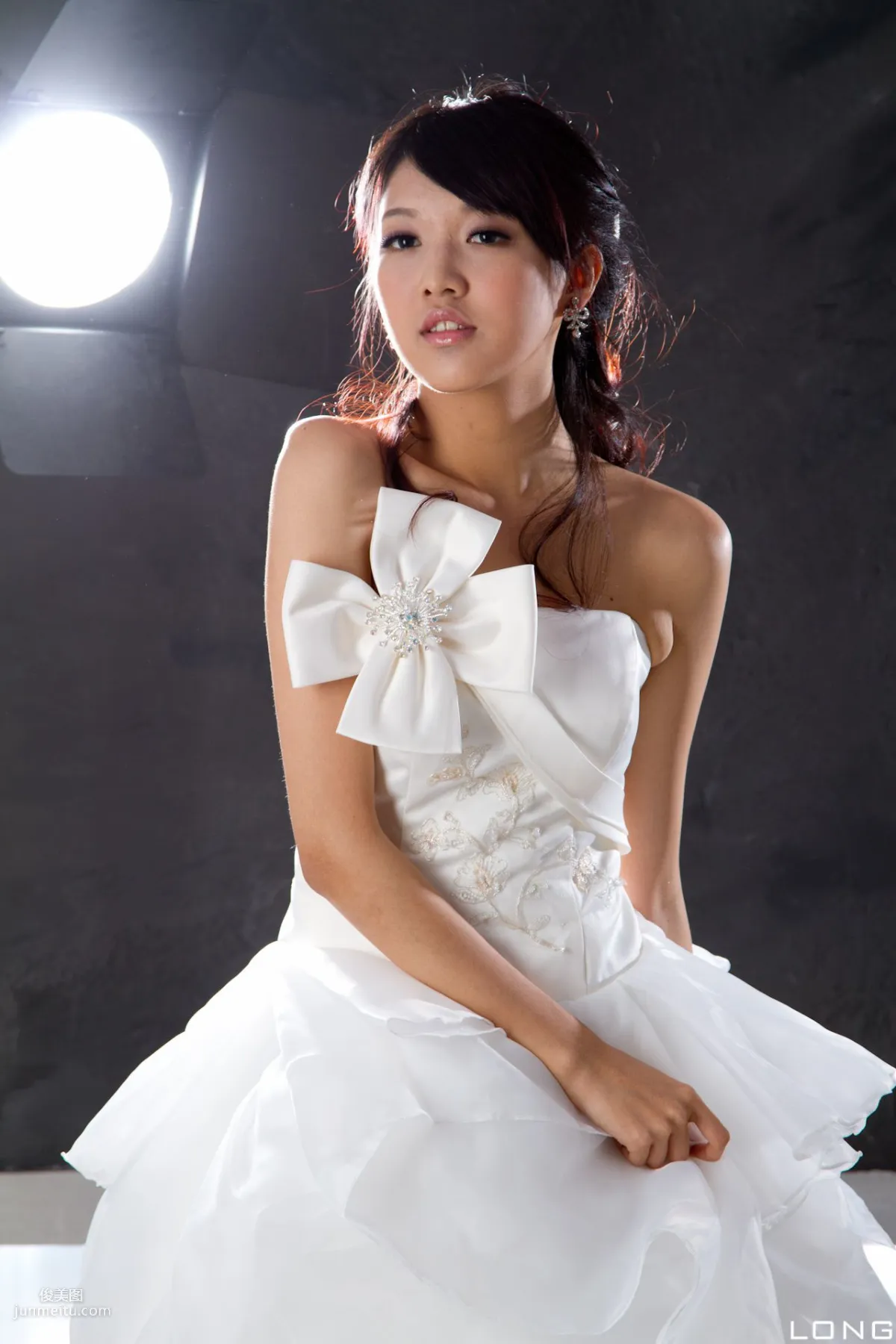 Taiwan Beauty Model Chen Weiting Jill "Wedding Dress White" Photo Set photo 6
