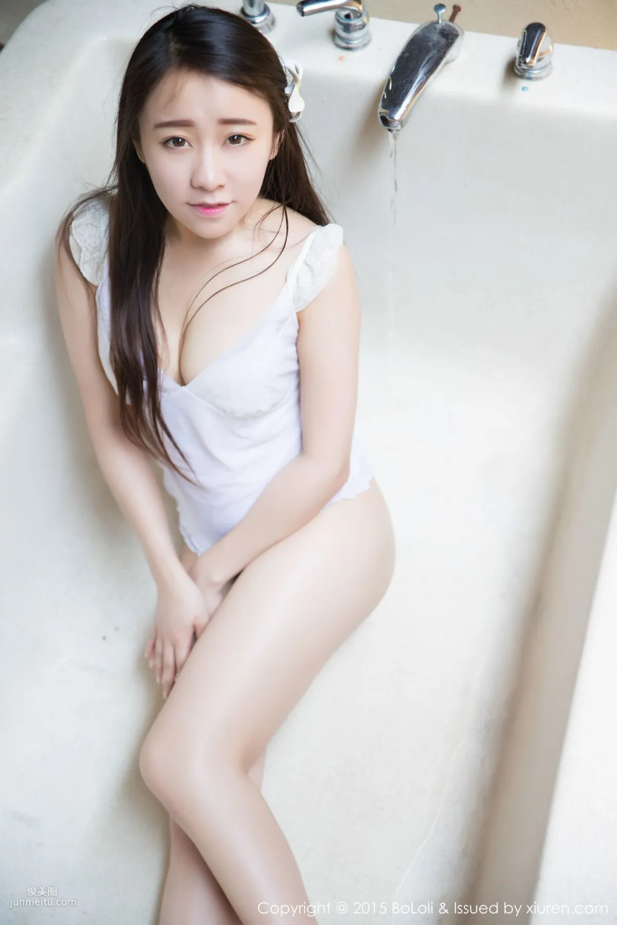 Duo Bi dobby, Cool Bikini + Pure White Bathroom Chapter [Boluoshe] Vol.013 Photo Set photo 25