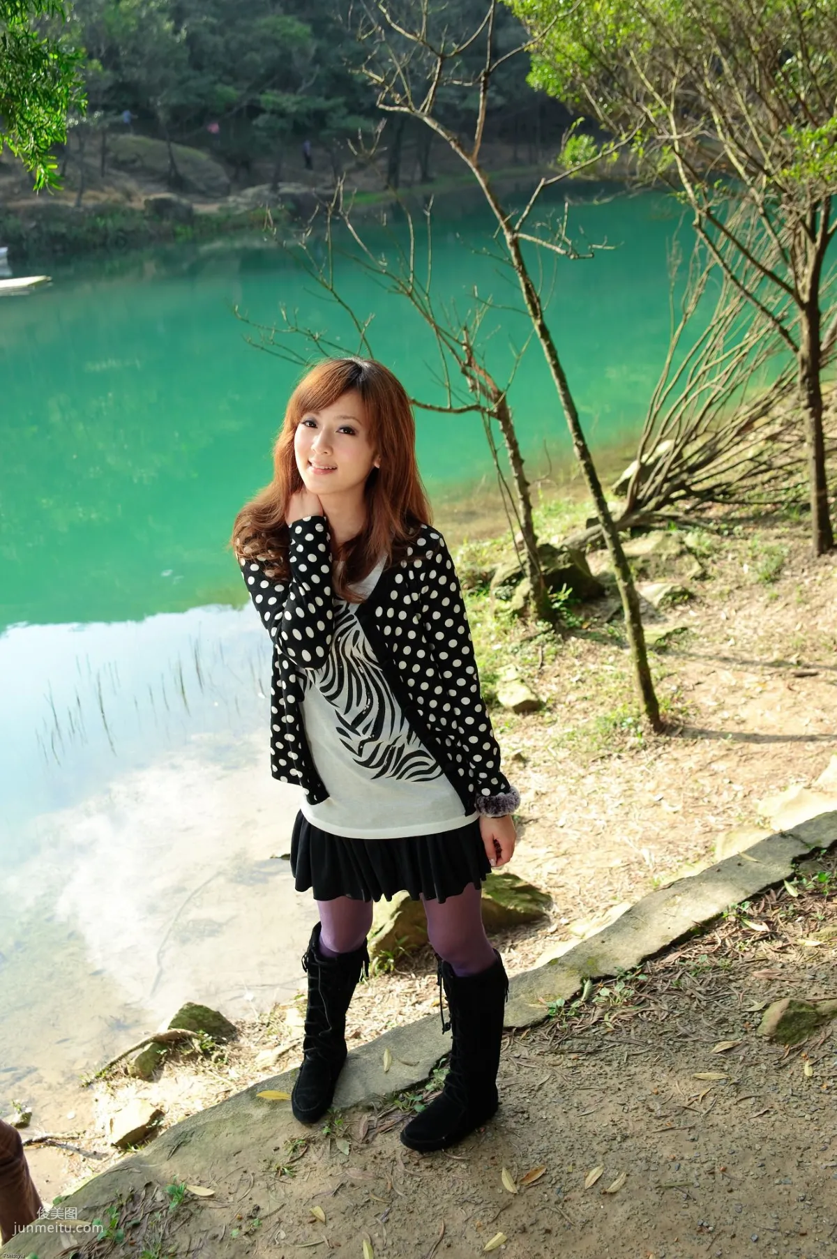 Taiwan Goddess Guozi MM Xinshan Menghu Outdoor Shoot Photo Set photo 9