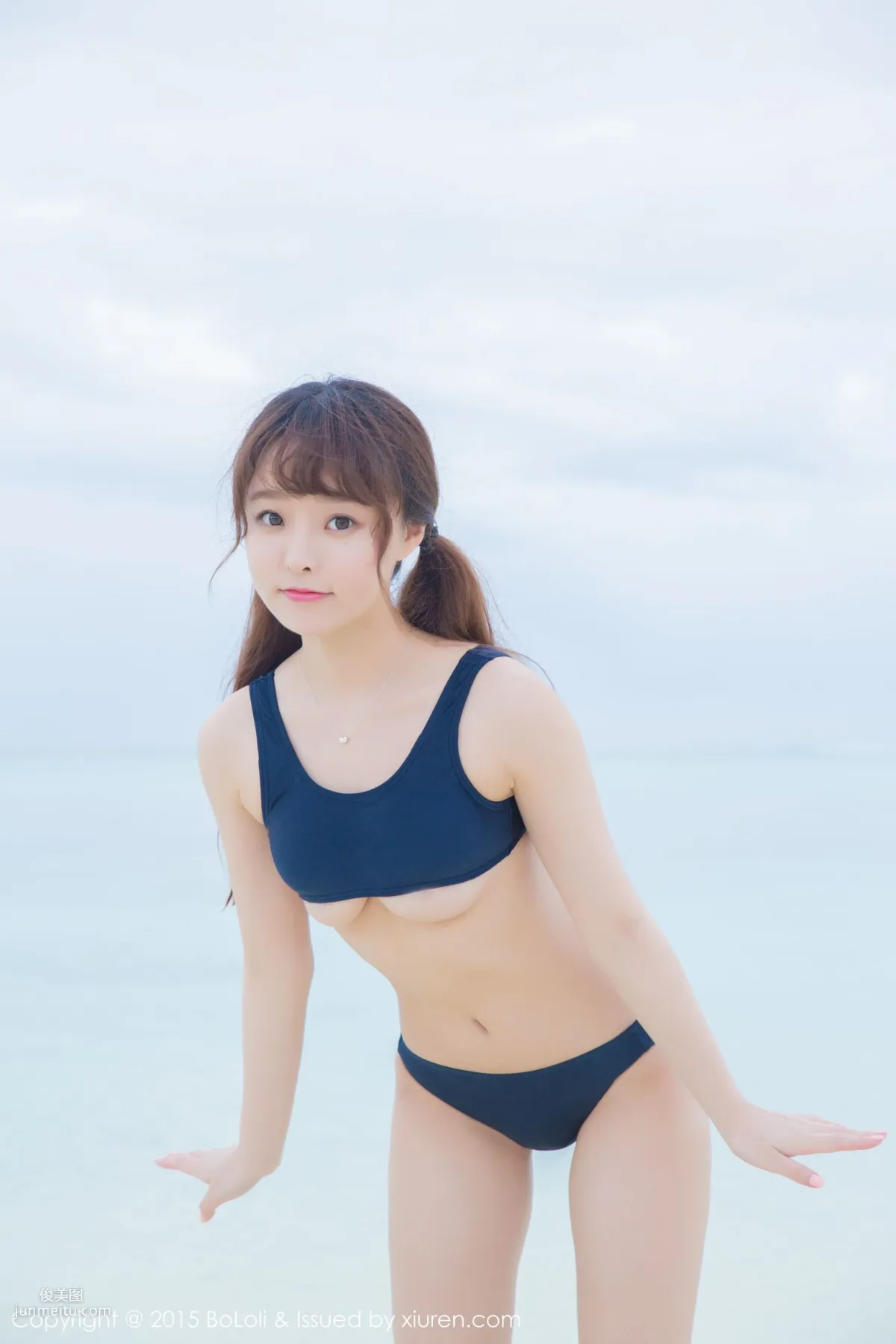 Liu Youqi Sevenbaby, Maldives Travel Shoot, Bikini + School Swimsuit [Boluoshe] Vol.044 Photo Set photo 26