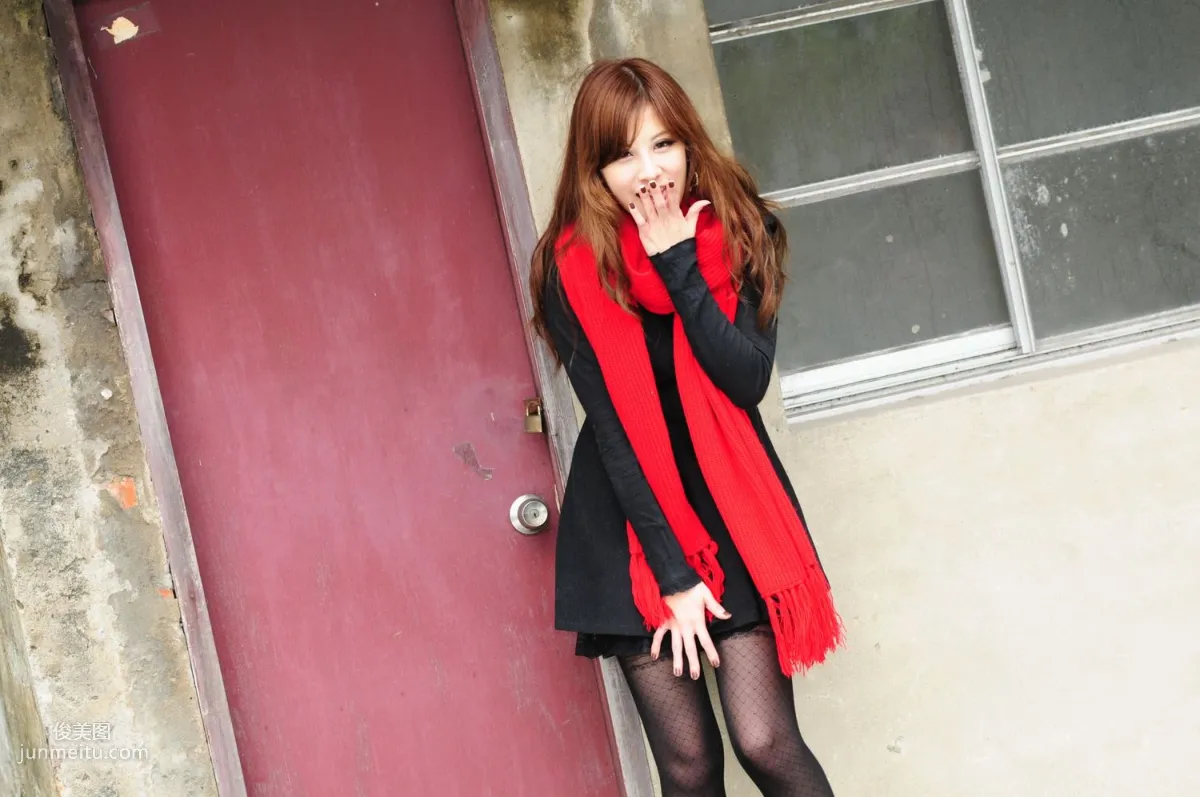 Taiwan Beauty Xiao Mi Kate su, Fresh Outdoor Shoot Photo Collection photo 5