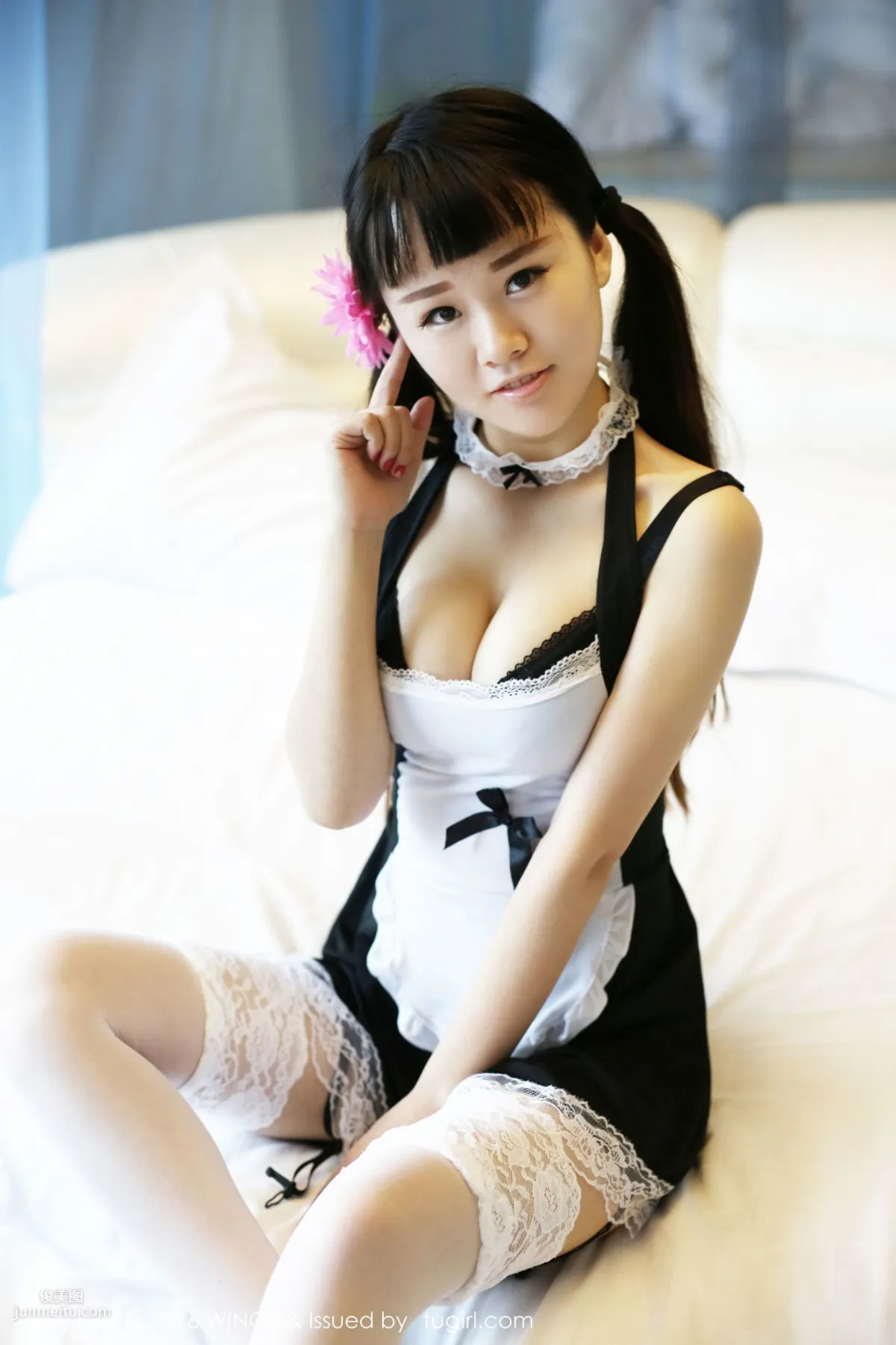 Miaomiao cyann《Lace Maid + Bathtub Temptation》 [WingS] Vol.005 Photo Set photo 2
