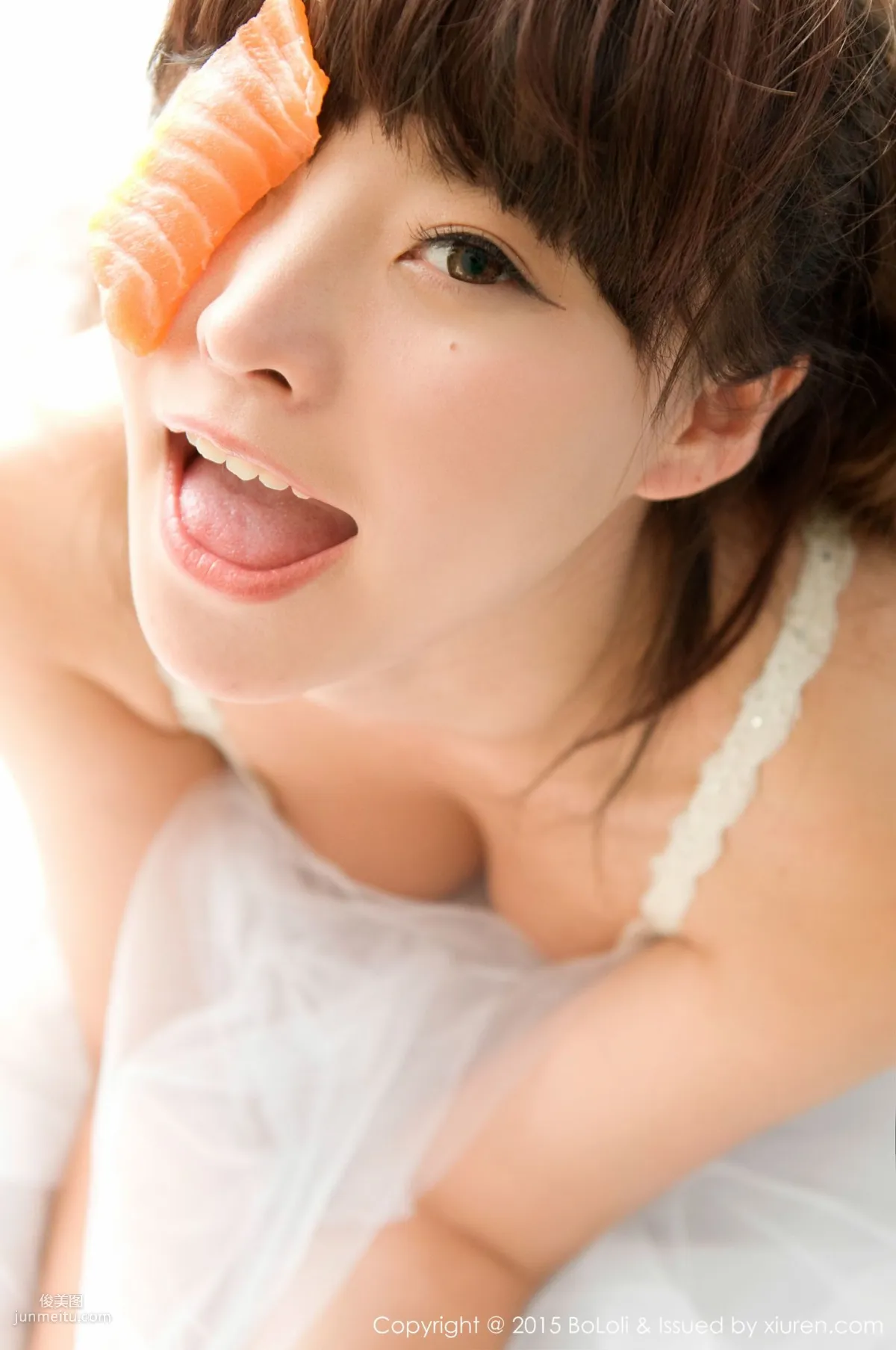 Liu Youqi Sevenbaby, Salmon [Boluoshe] Vol.003 Photo Set photo 13