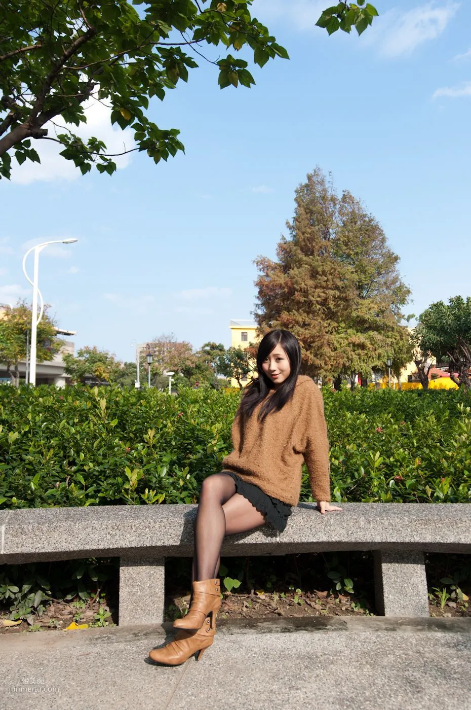 Taiwan Beauty Jiawen Yuanshan Outdoor Shoot Photo Set photo 17