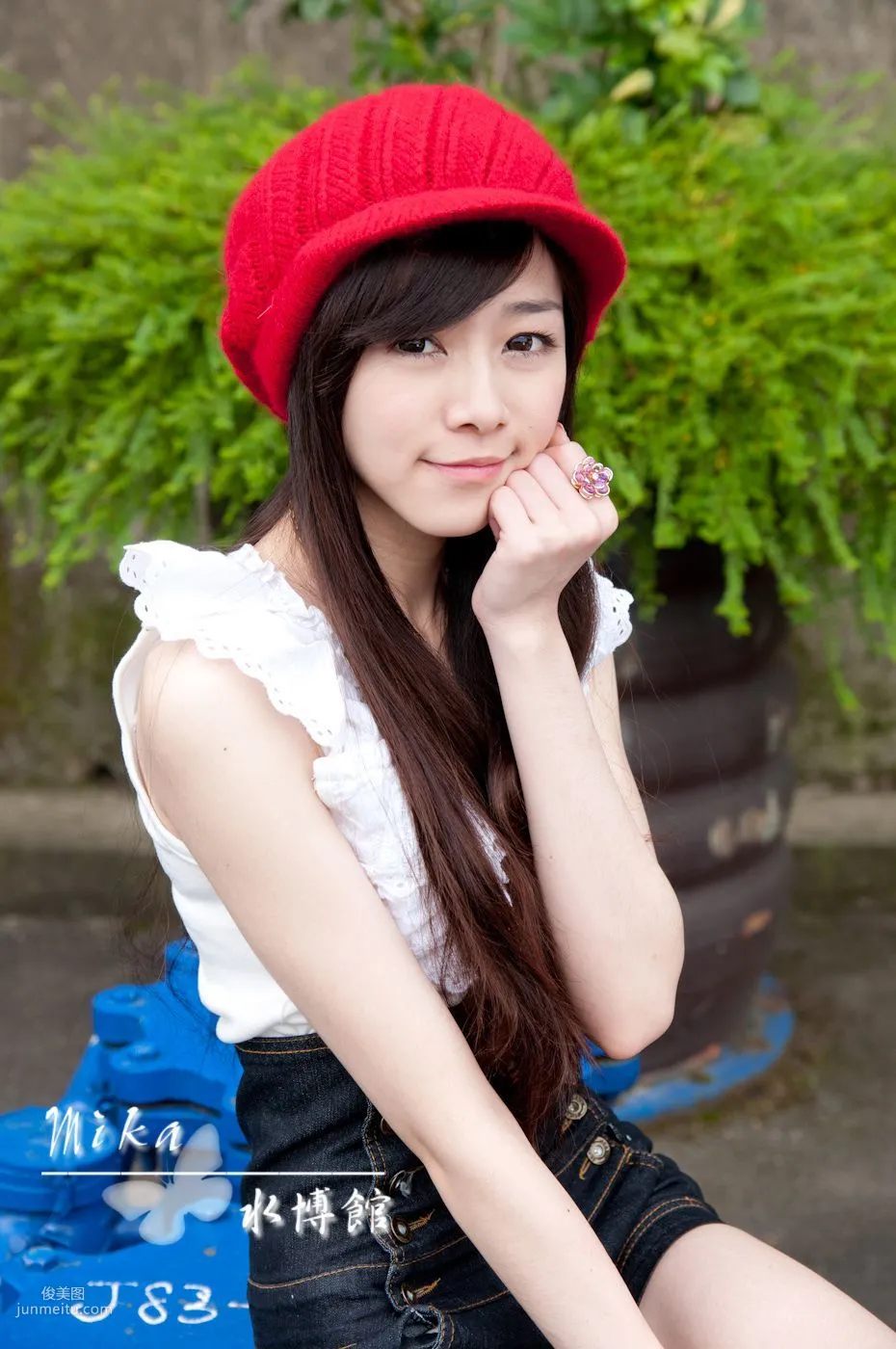 Taiwan Pure Beauty Mika Water Museum Street Snap Photo Set photo 7