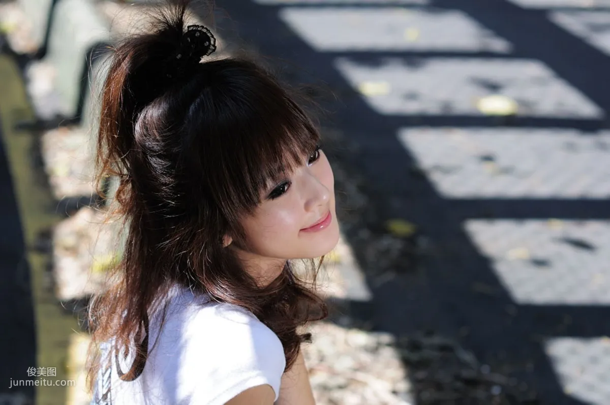 Taiwan Internet Celebrity Guozi MM, Children's Traffic Museum Street Snap Photo Set photo 17