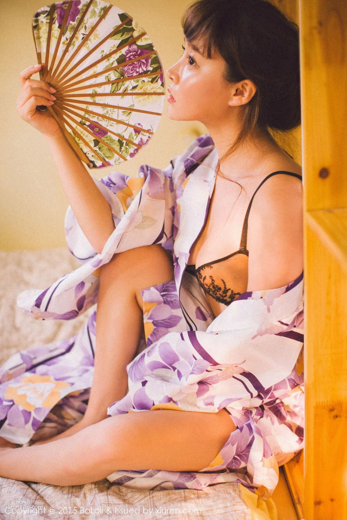 Liu Youqi Sevenbaby, Kimono Theme Sequel + School Swimsuit [Boluoshe] Vol.068 Photo Set photo 5
