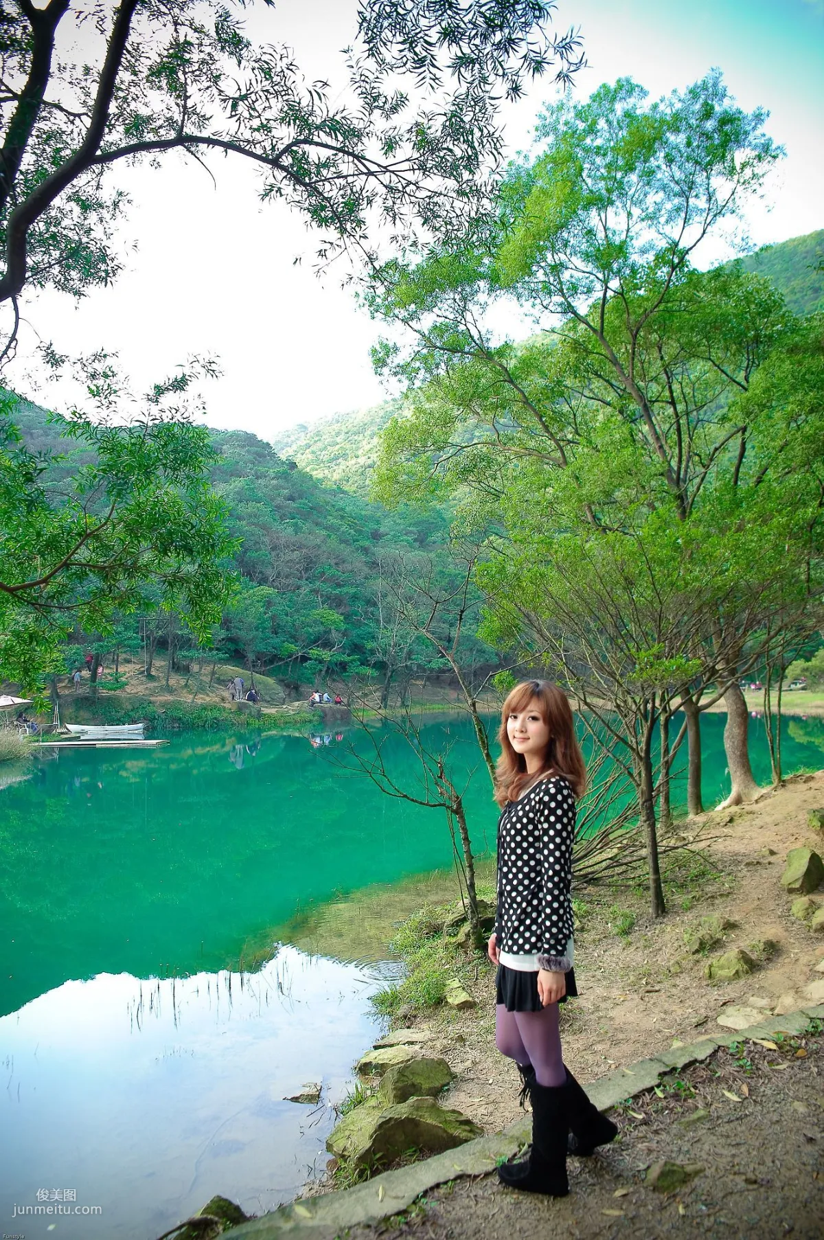 Taiwan Goddess Guozi MM Xinshan Menghu Outdoor Shoot Photo Set photo 6