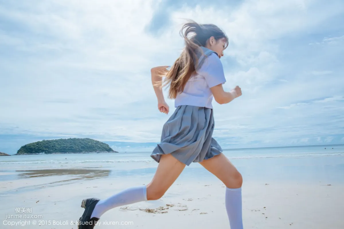 Xia Meijiang, Phuket Travel Shoot, Sexy Chef Plus Seaside Sailor Outfit [Boluoshe] Vol.077 Photo Set photo 21