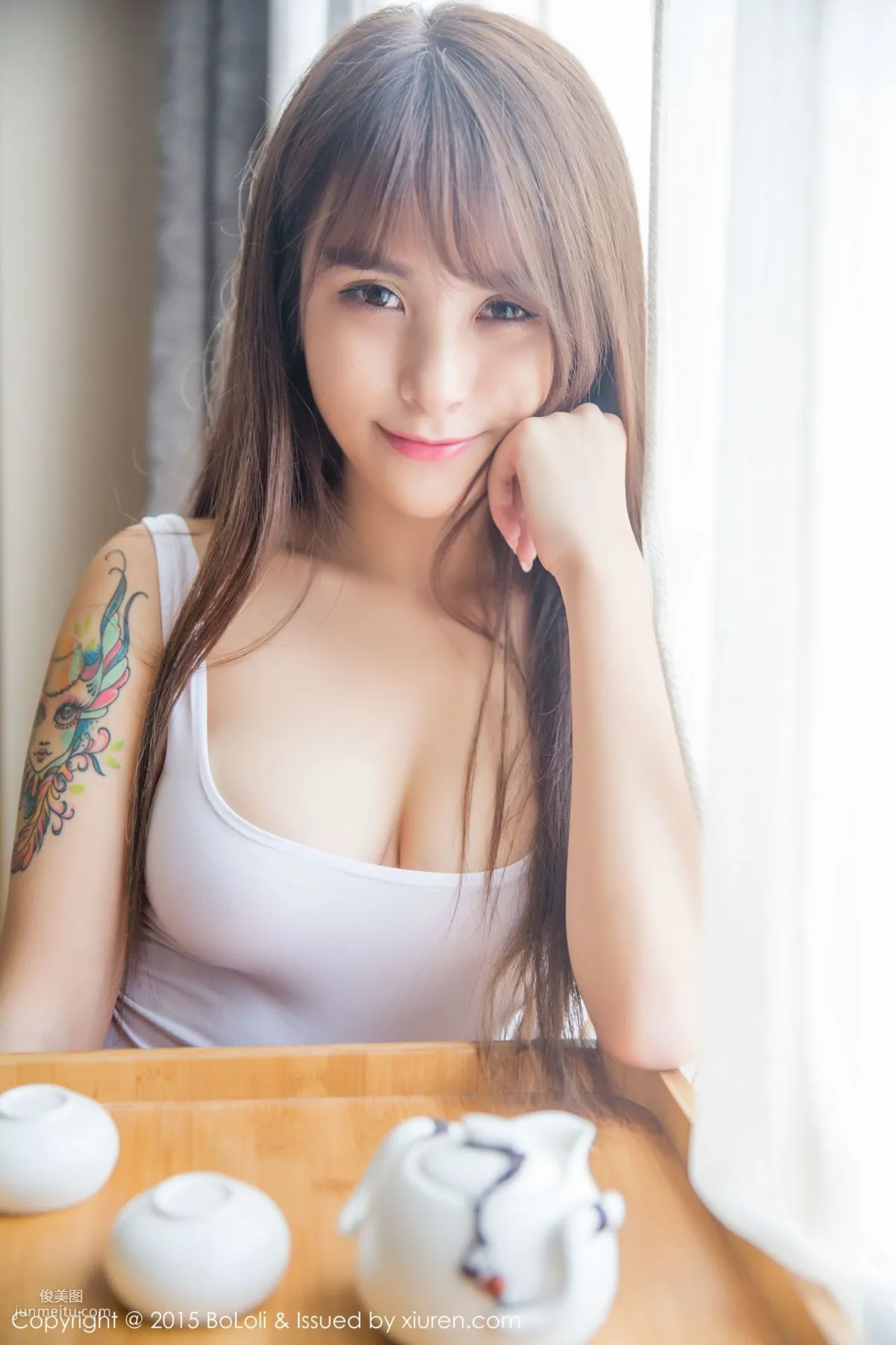 Xia Meijiang, High-Cut Swimsuit + Sexy Lingerie [Boluoshe] Vol.058 Photo Set photo 4