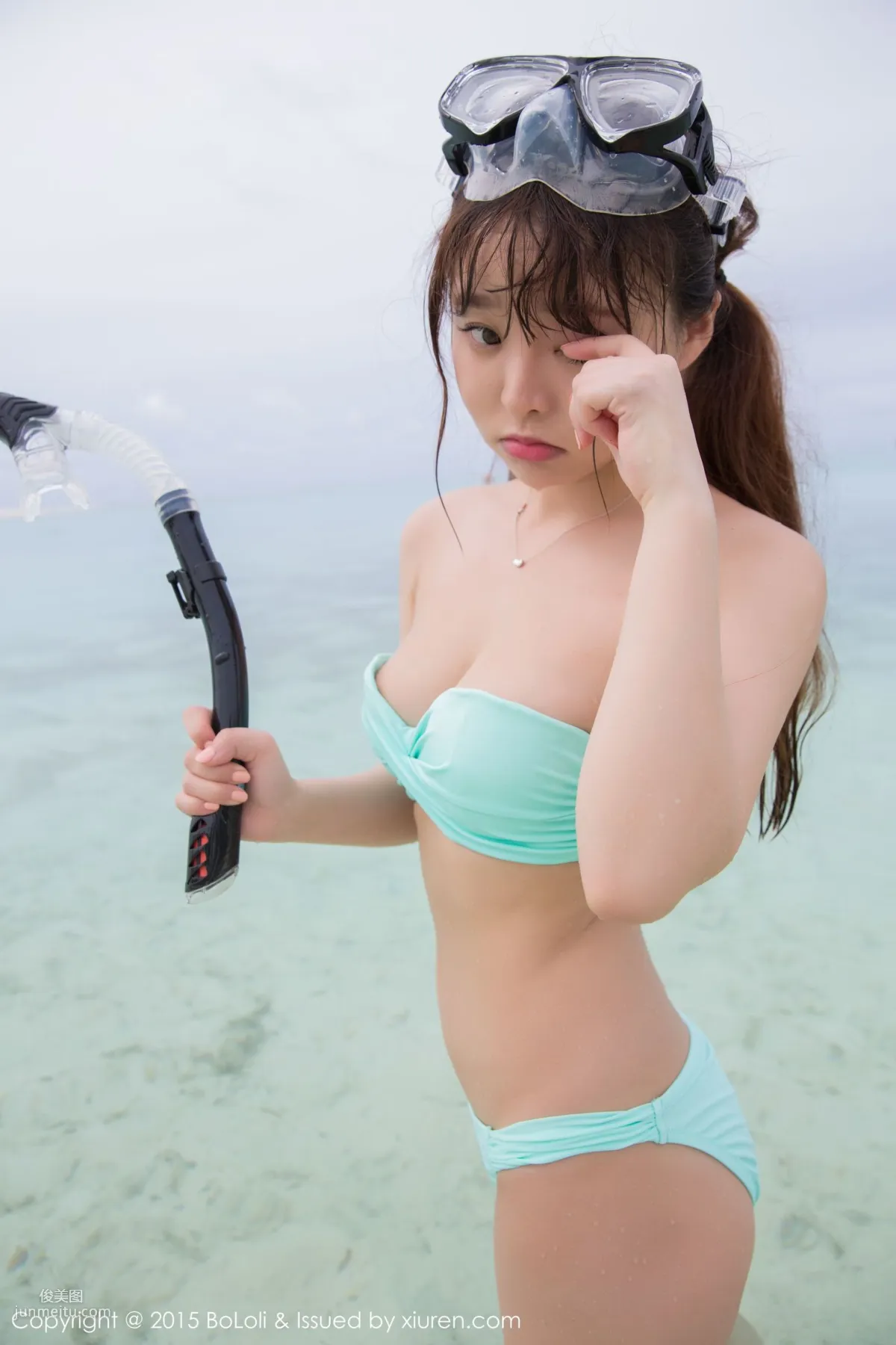 Liu Youqi Sevenbaby, Maldives Travel Shoot, Seaside Wet Body Edition [Boluoshe] Vol.049 Photo Set photo 40