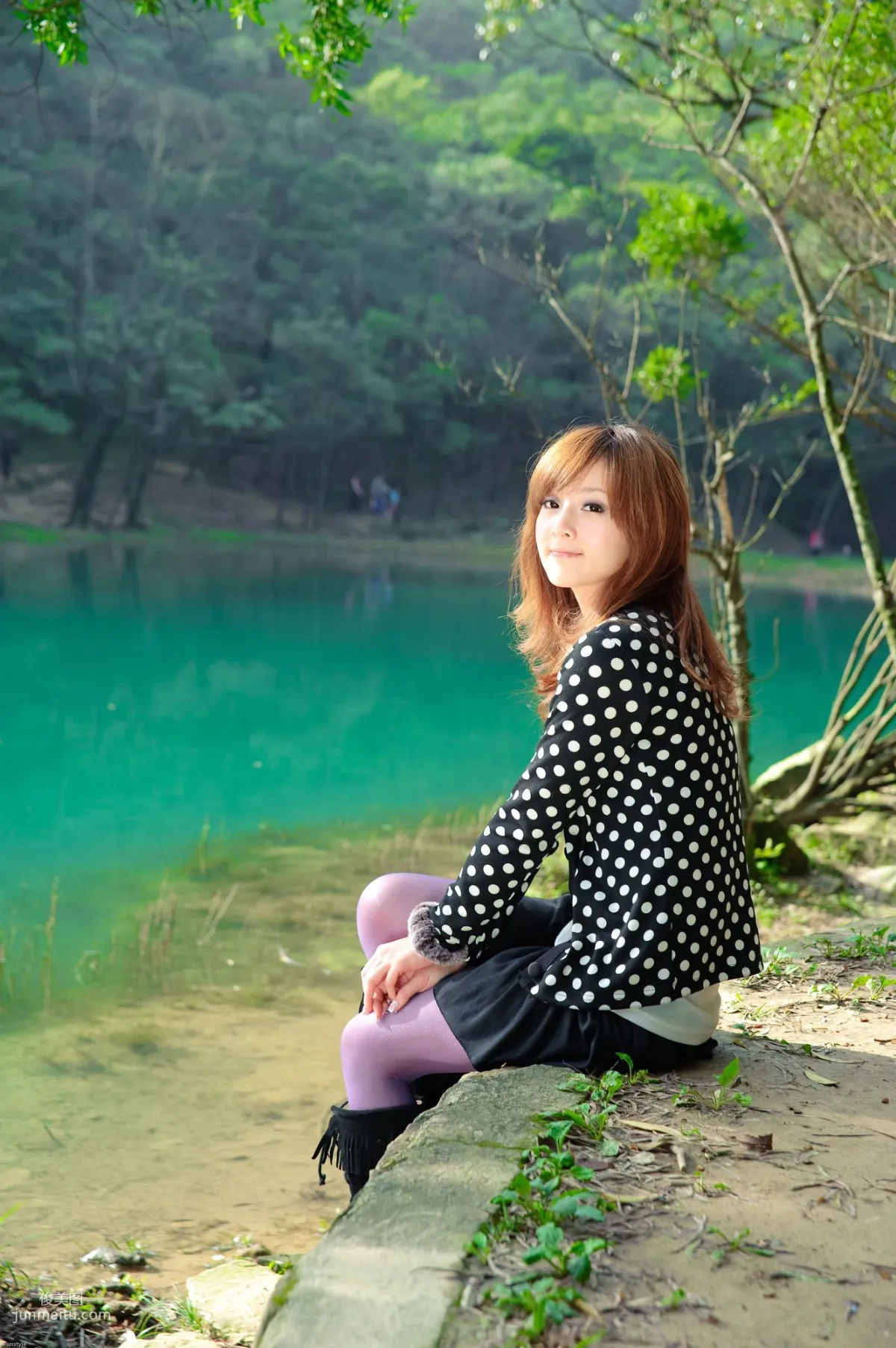 Taiwan Goddess Guozi MM Xinshan Menghu Outdoor Shoot Photo Set photo 12
