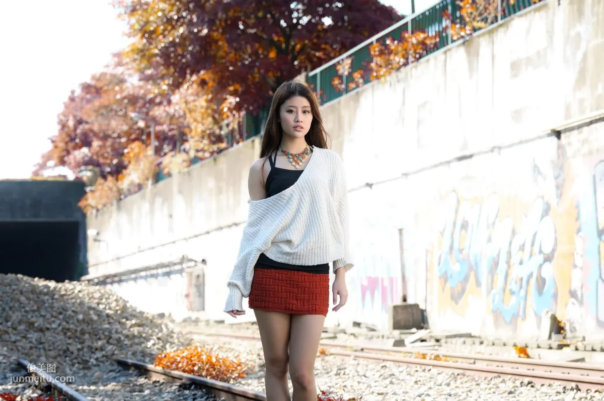 Lin Zhenyi Yuna Fresh and Sweet Outdoor Photos Photo Collection photo 10