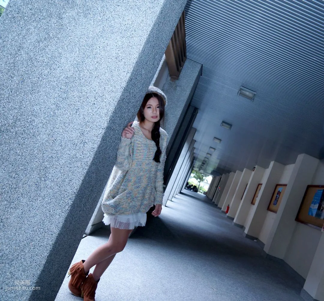 Taiwan Beauty Tuna/Xu Weiyin Little Fresh and Beautiful Outdoor Shoot Photos Collection photo 16