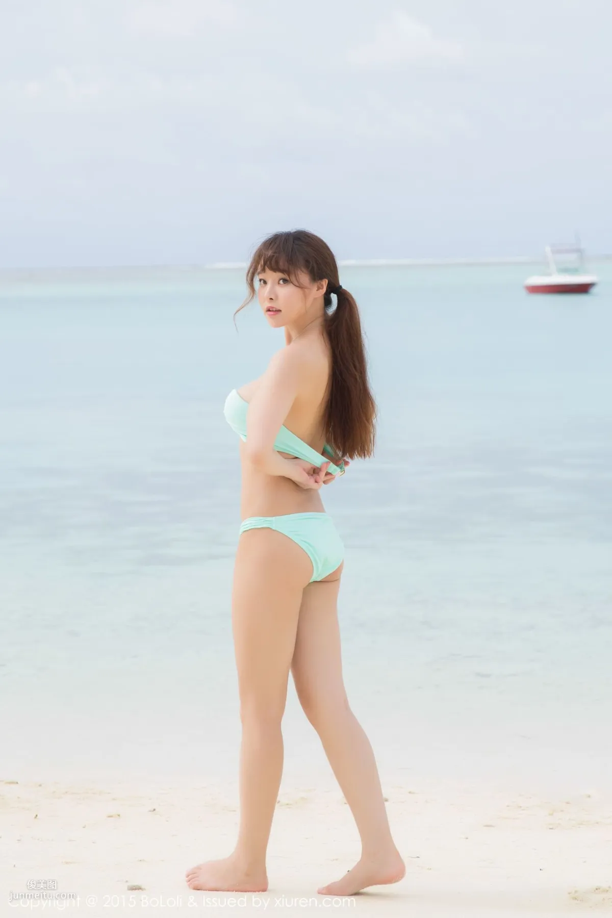 Liu Youqi Sevenbaby, Maldives Travel Shoot, Seaside Wet Body Edition [Boluoshe] Vol.049 Photo Set photo 20