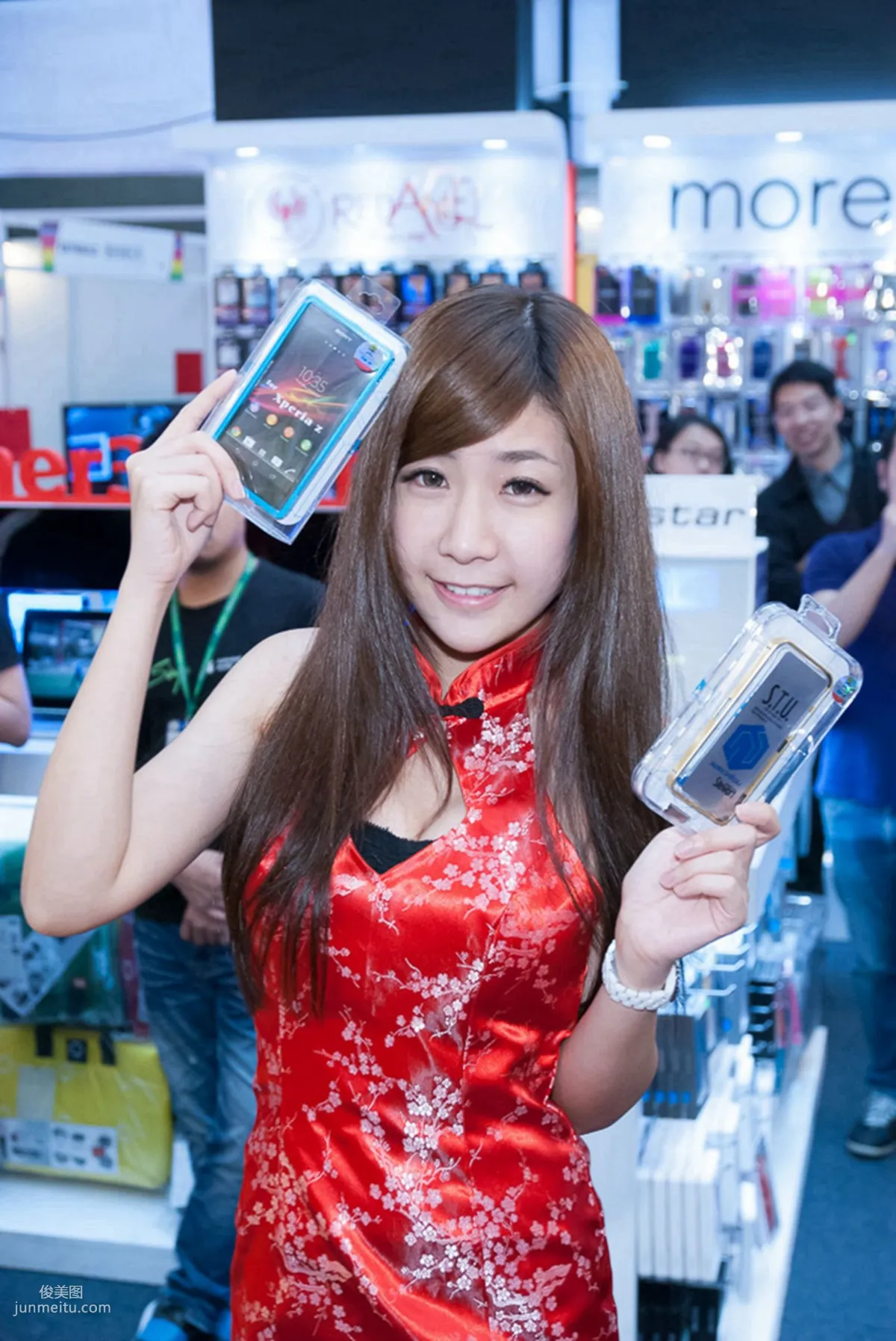 Taiwan Model Xiao Tou / Yu Chenyu Digital Technology Exhibition Photos HD Set photo 36