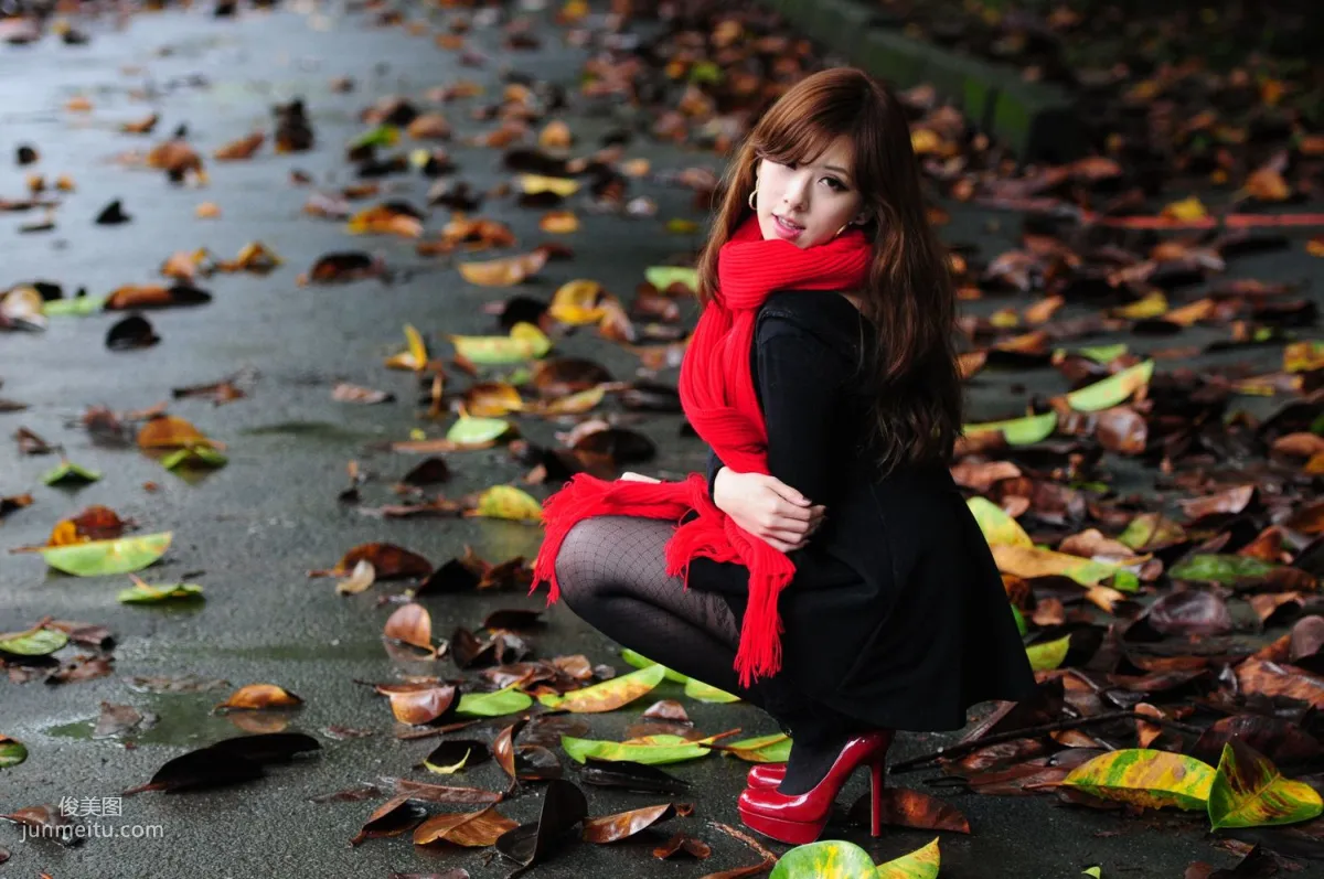 Taiwan Beauty Xiao Mi Kate su, Fresh Outdoor Shoot Photo Collection photo 11