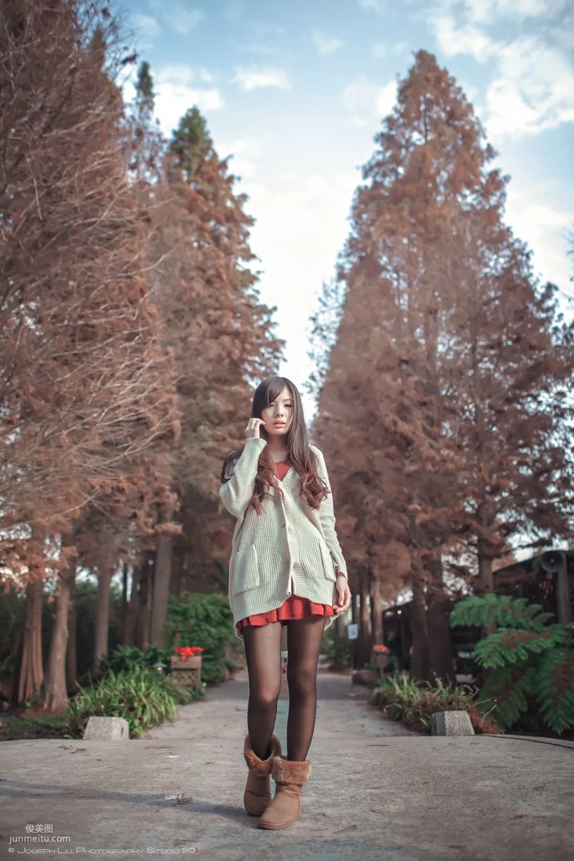 Taiwan Beauty Tuna/Xu Weiyin Little Fresh and Beautiful Outdoor Shoot Photos Collection photo 14
