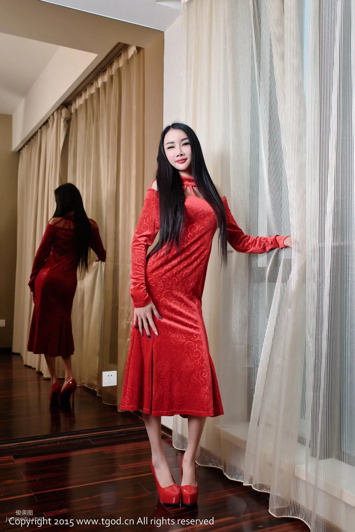 婕西兒jessie《迷人身段 魅惑的眼神》 [TGOD推女神] 寫真集 13