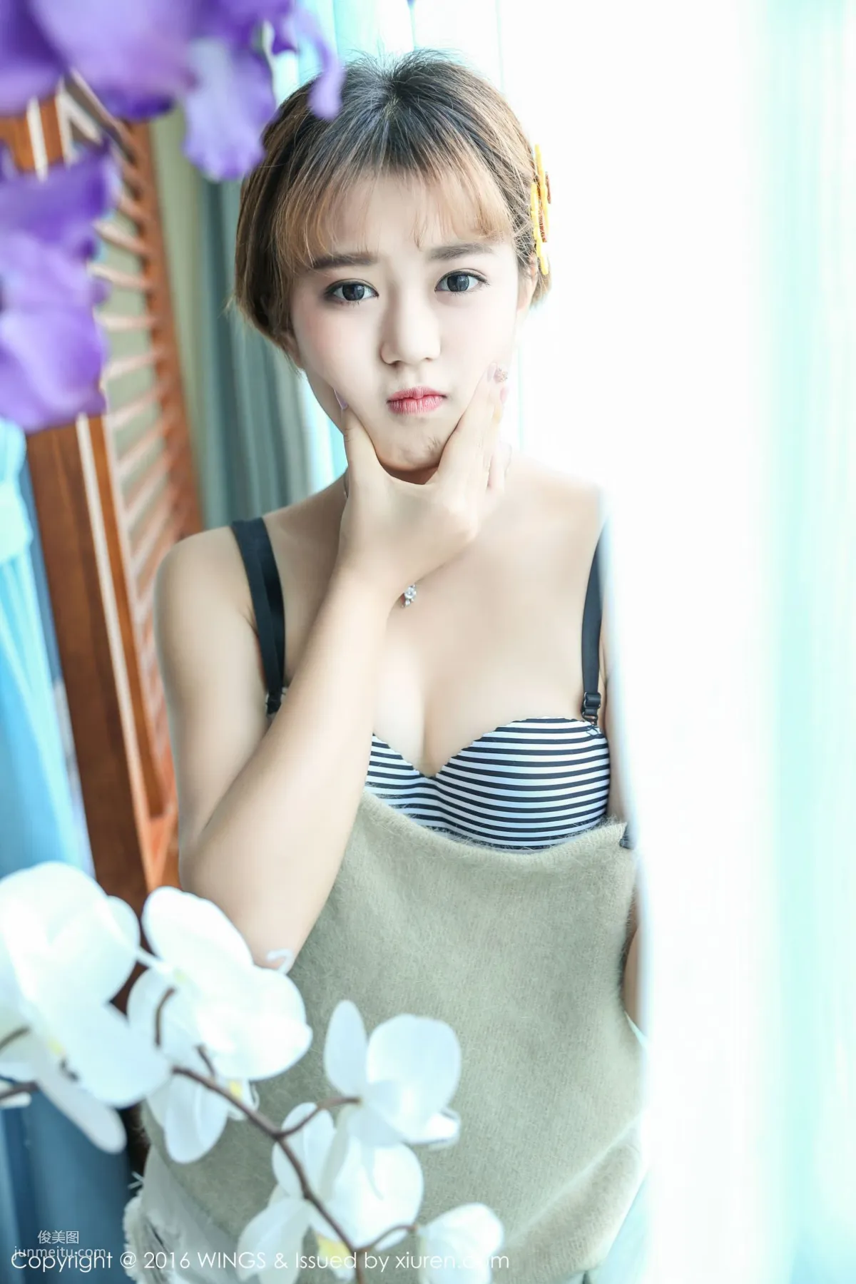 Ningmeng vivi - Top-Notch Short-Haired Handsome Model [WingS] Vol.019 Photo Set photo 6