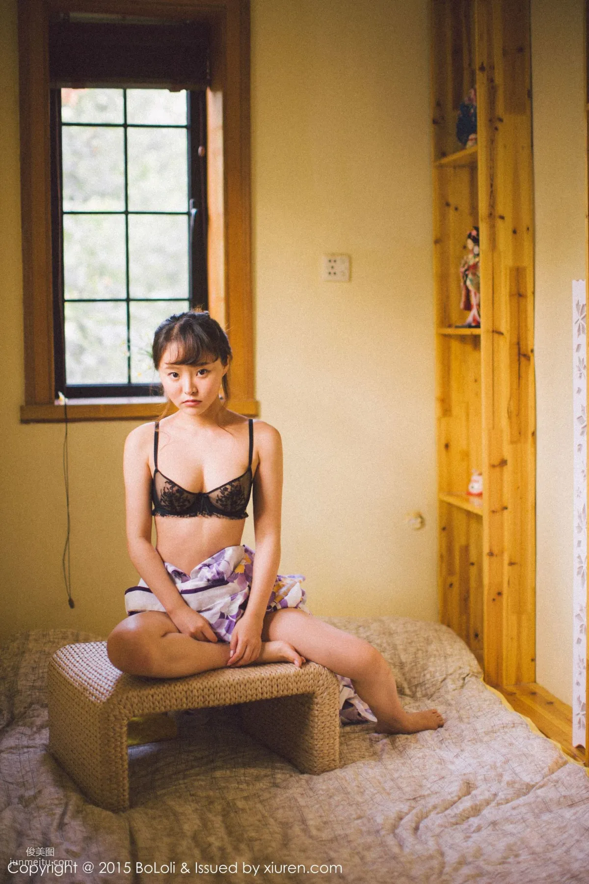 Liu Youqi Sevenbaby, Kimono Theme Sequel + School Swimsuit [Boluoshe] Vol.068 Photo Set photo 22