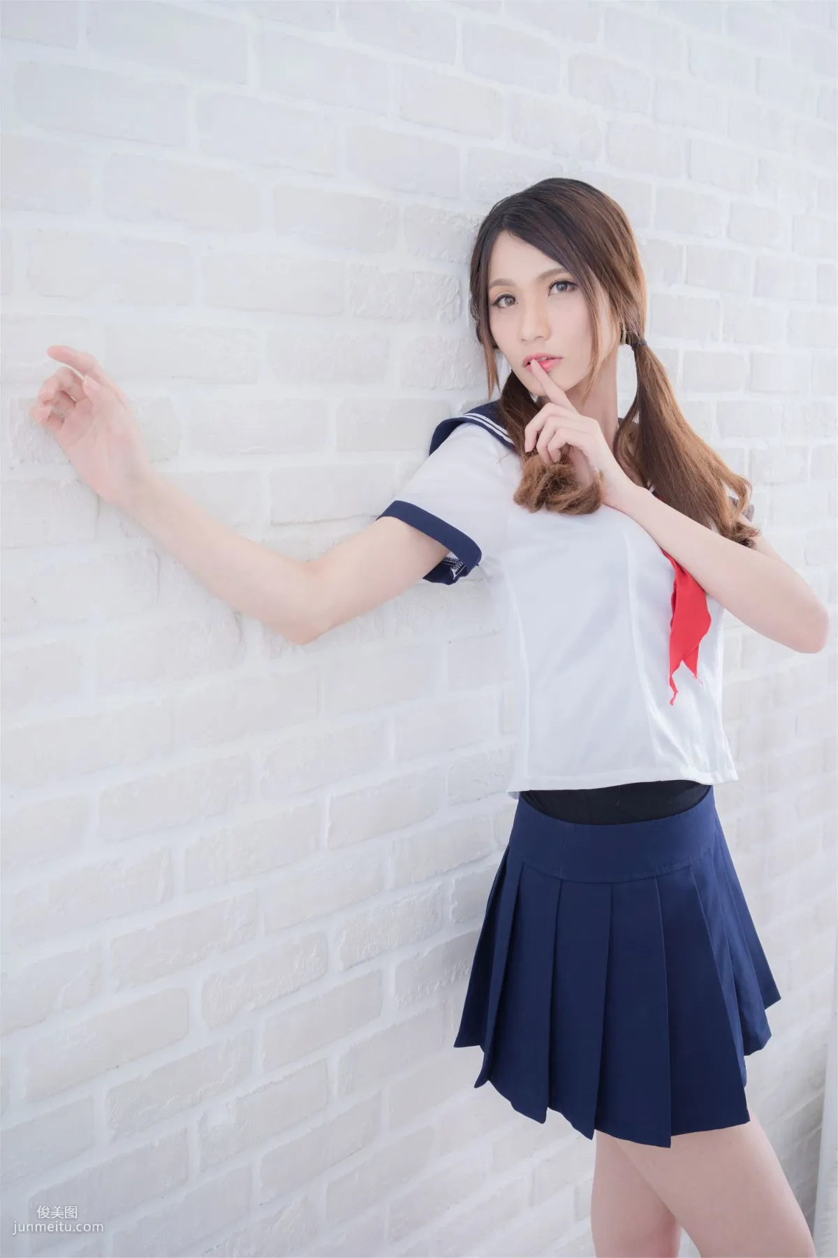 台灣正妹Candice蔡譯心《清新水手服學妹》寫真集 20