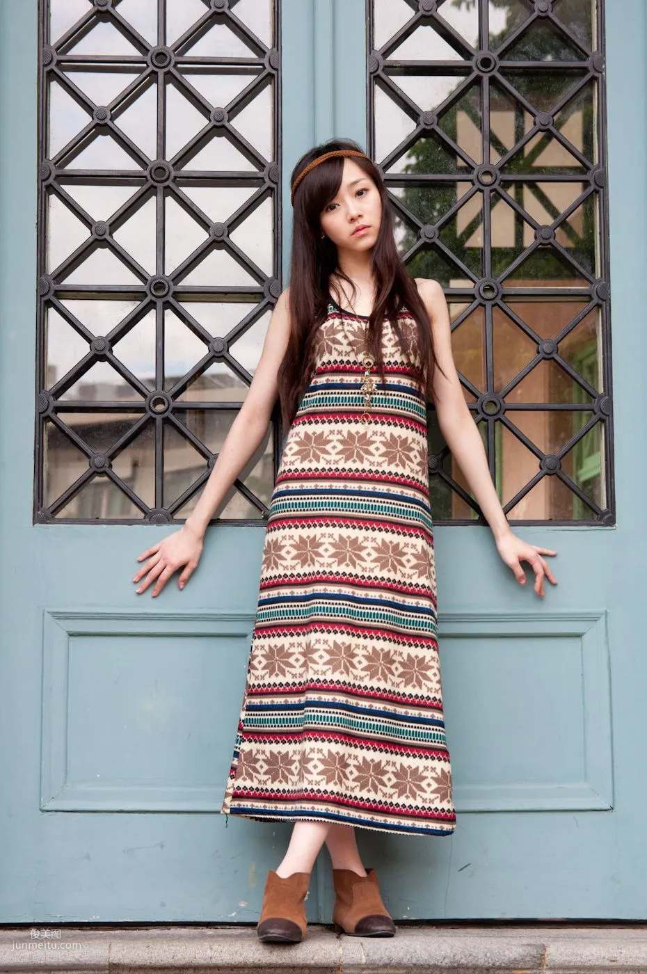 Taiwan Pure Beauty Mika Water Museum Street Snap Photo Set photo 32