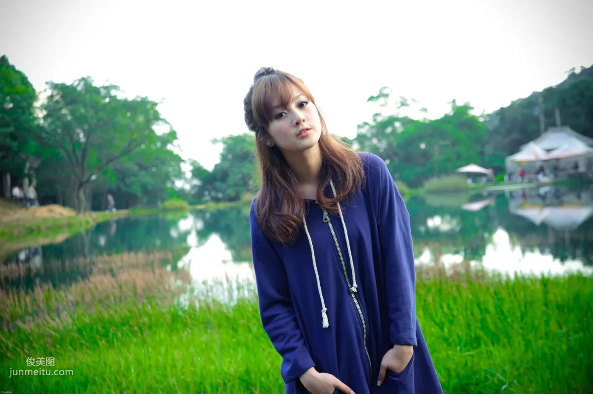 Taiwan Goddess Guozi MM Xinshan Menghu Outdoor Shoot Photo Set photo 41