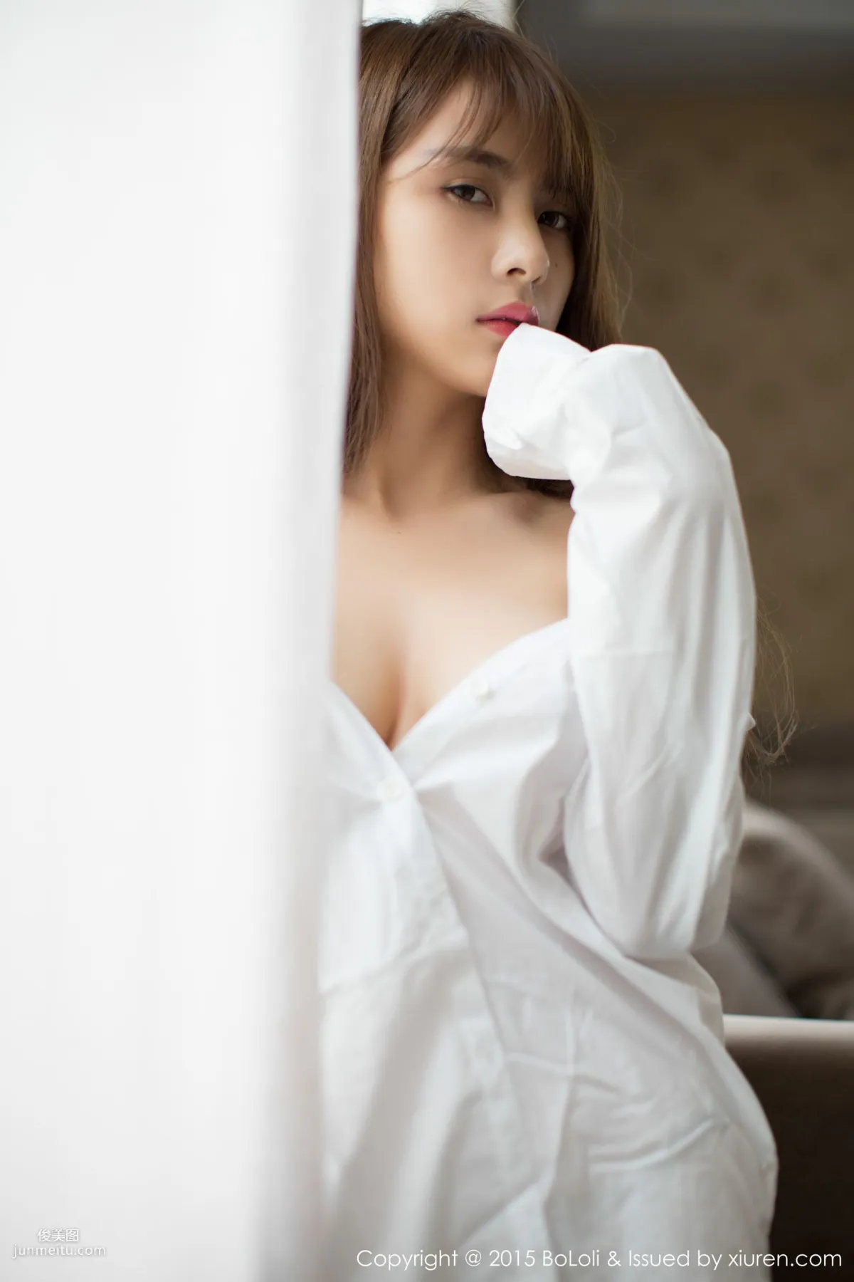 Xia Meijiang - Sexy Lingerie + White Shirt [Boluoshe] Vol.063 Photo Set photo 37