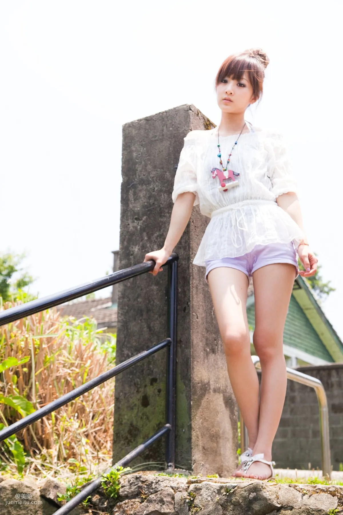 Taiwan Beauty Guo Zi MM Yangmingshan US Military Dormitory Outdoor Shoot Part 2 Photo Set photo 37