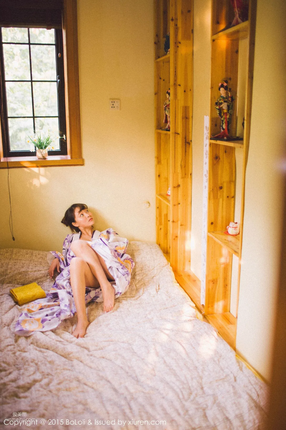Liu Youqi Sevenbaby, Kimono Theme Sequel + School Swimsuit [Boluoshe] Vol.068 Photo Set photo 2
