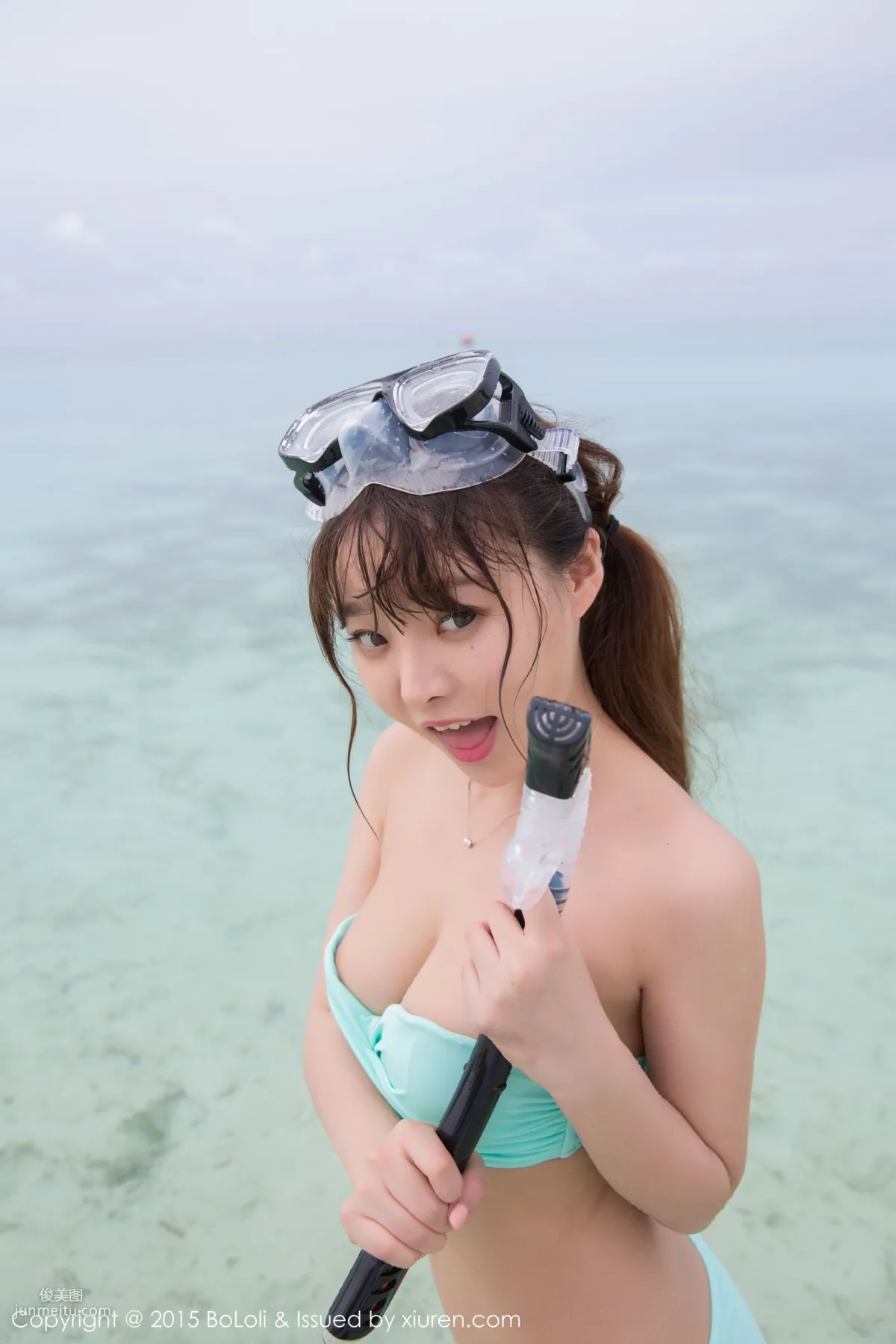 Liu Youqi Sevenbaby, Maldives Travel Shoot, Seaside Wet Body Edition [Boluoshe] Vol.049 Photo Set photo 38