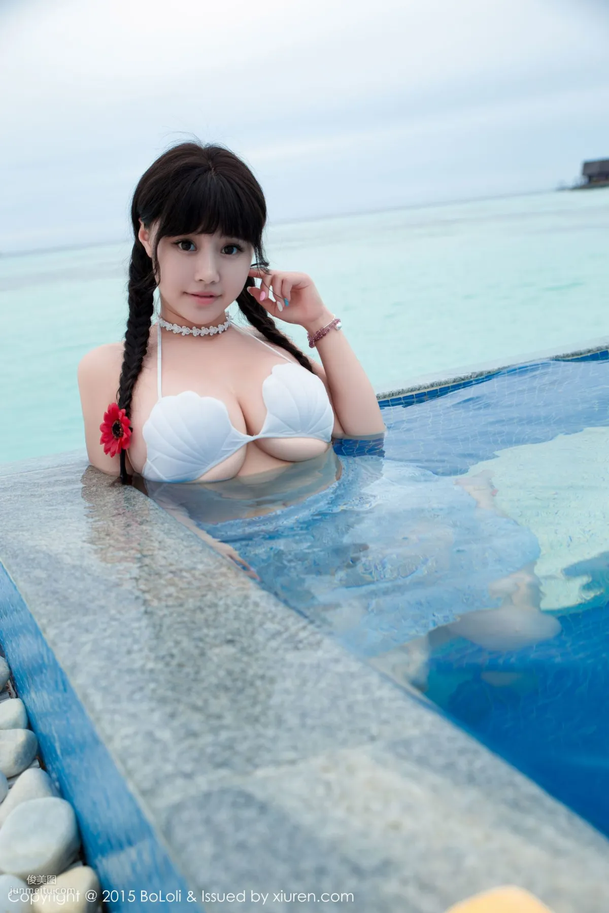 Barbie Keer, Maldives Travel Shoot, Beach and Sand Chapter [Boluoshe] Vol.057 Photo Set photo 12