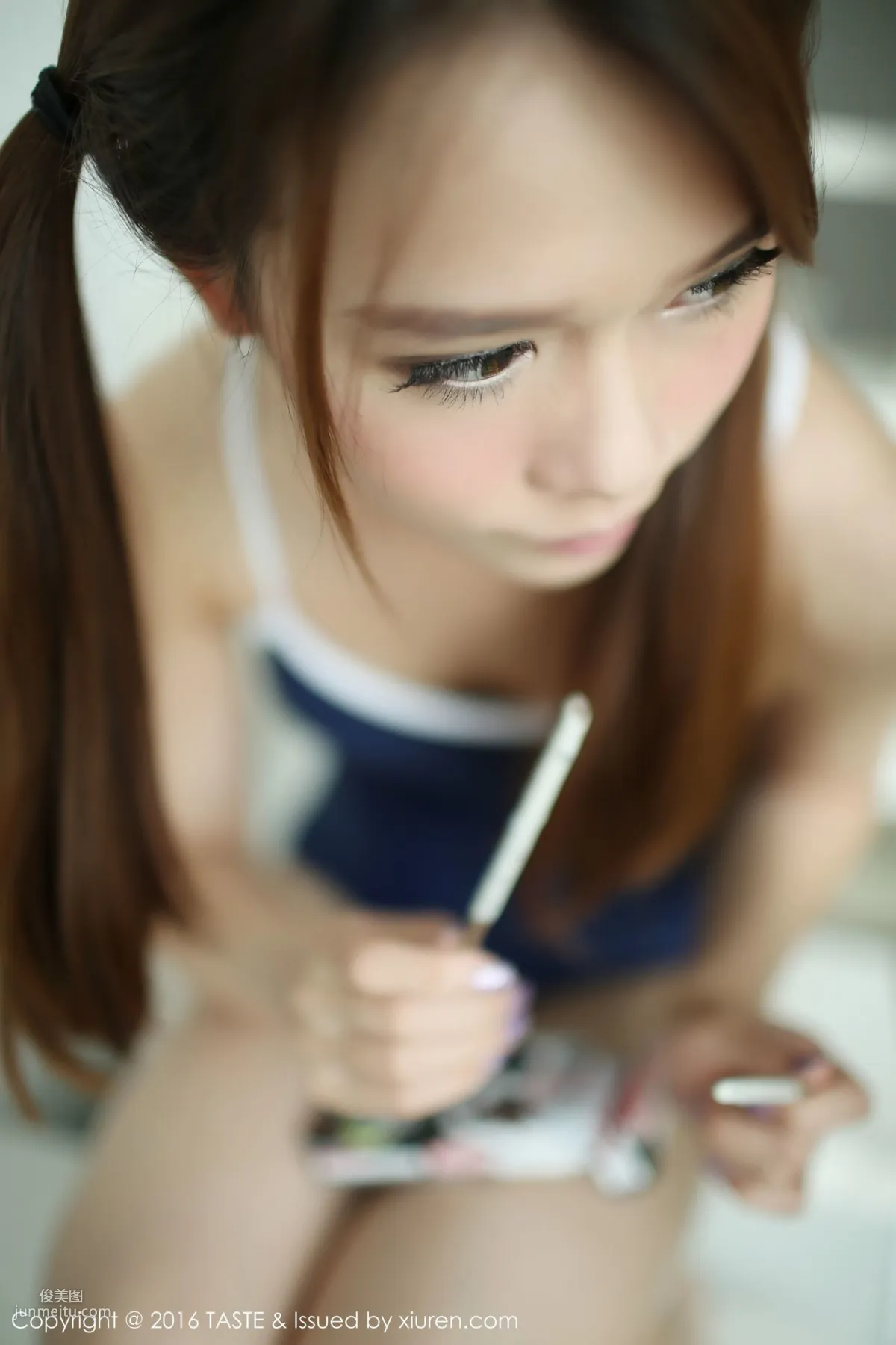 Carol Jiang, Cat-Ear Girl Kitchen Show + School Swimsuit Series [Wanwei Life] Vol.005 Photo Set photo 32