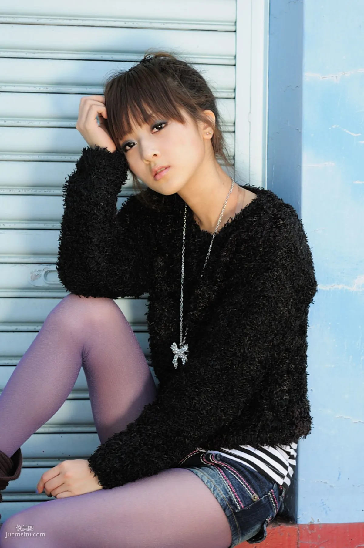 Taiwan Internet Celebrity Guozi MM, Children's Traffic Museum Street Snap Photo Set photo 8