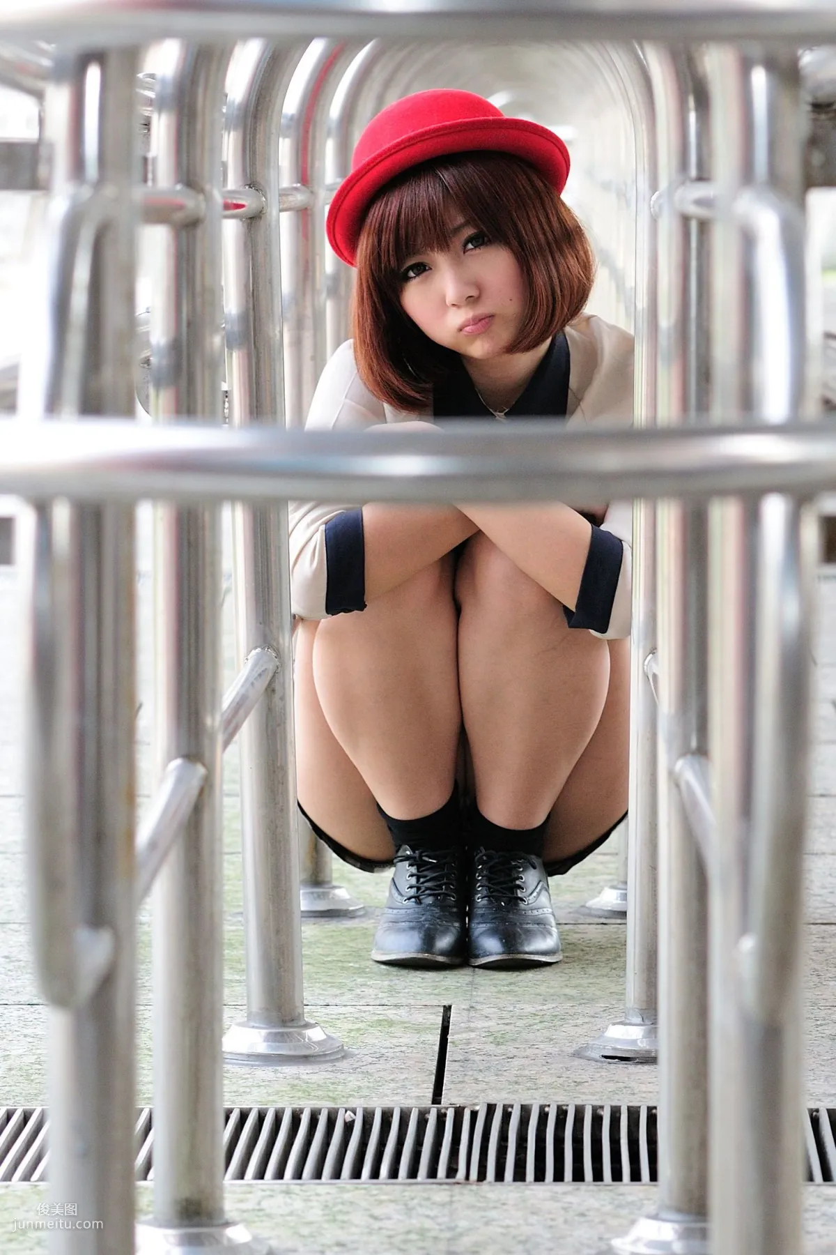 Short-Haired Beauty Xiaozhu patty, 2 Sets of Fresh Street Snap Photo Set photo 30