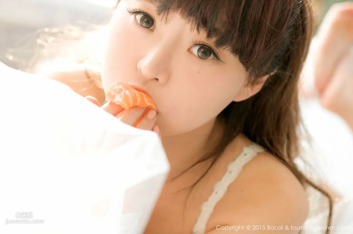 Liu Youqi Sevenbaby, Salmon [Boluoshe] Vol.003 Photo Set photo 10