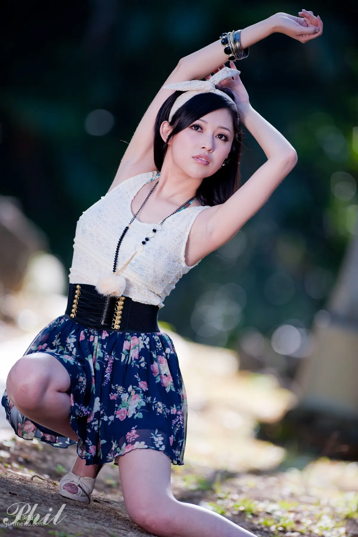 Beautyleg Leg Model Avy Dress Park Outdoor Shoot Photo Set photo 45
