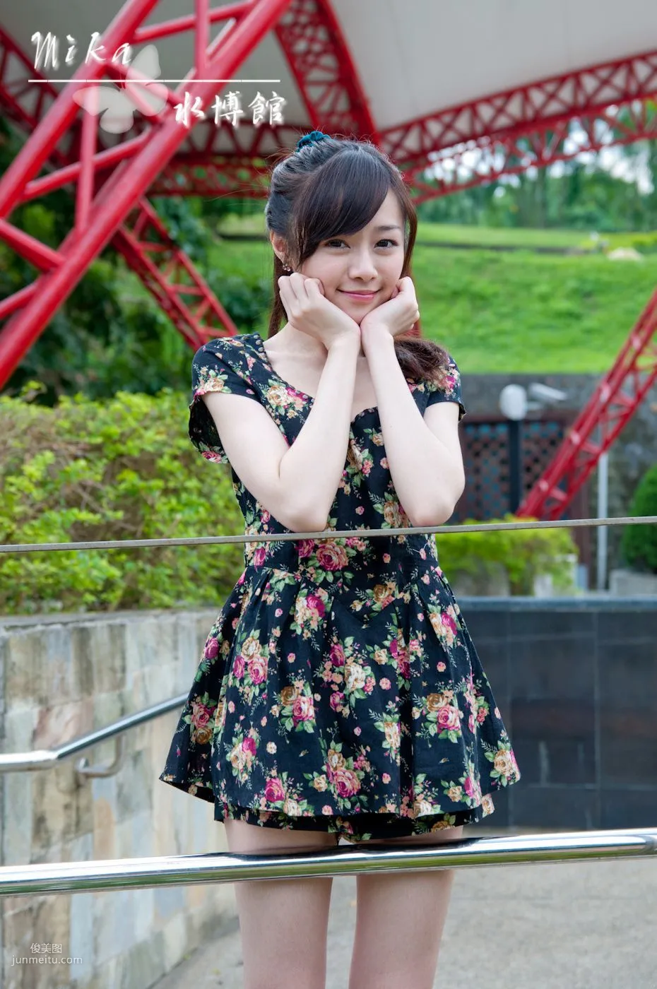 Taiwan Pure Beauty Mika Water Museum Street Snap Photo Set photo 15